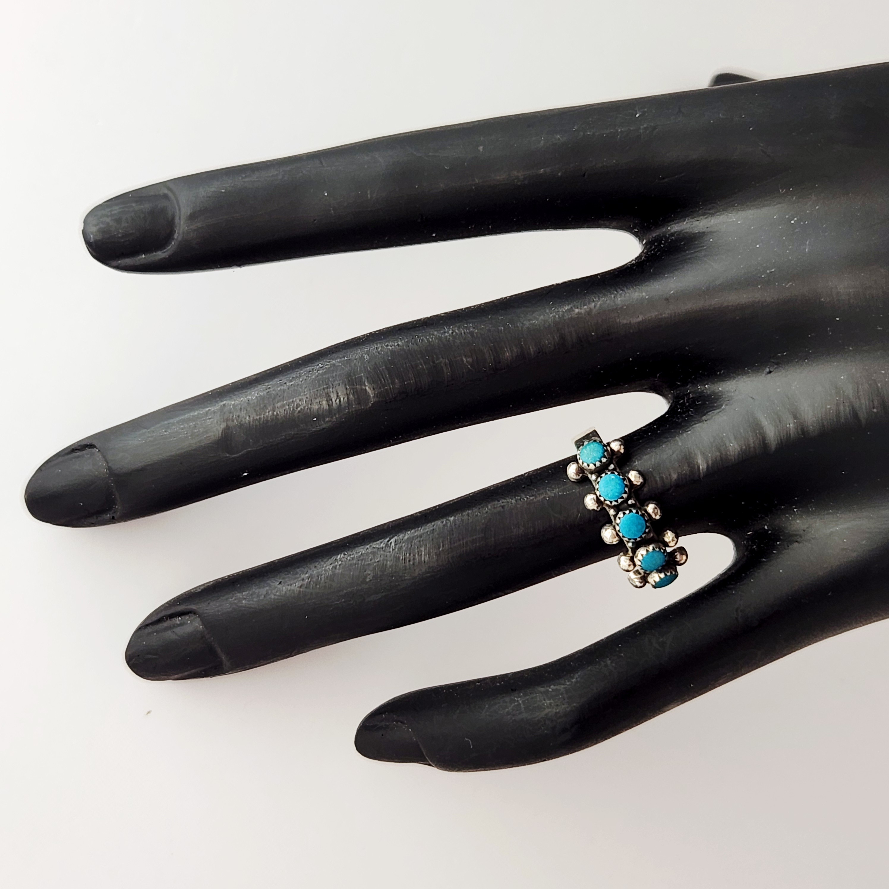 Turquoise Sterling Ring 2.9 Grams