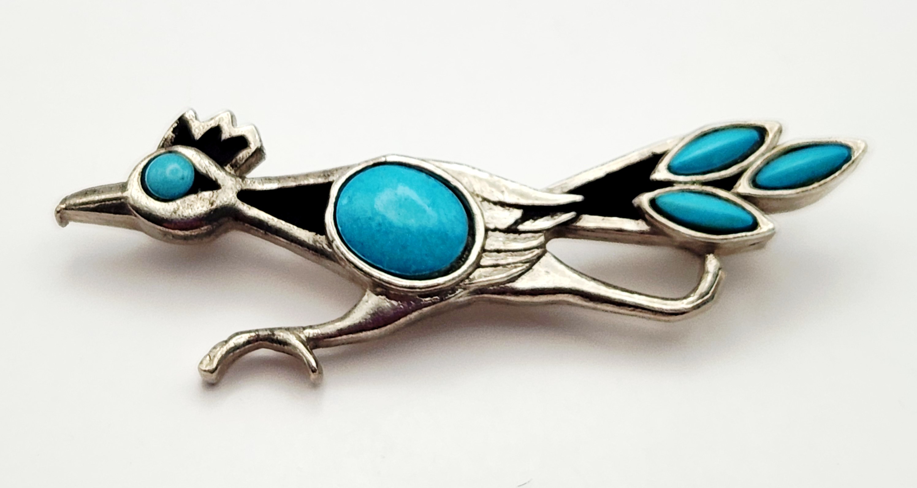St. Labre Roadrunner Brooch