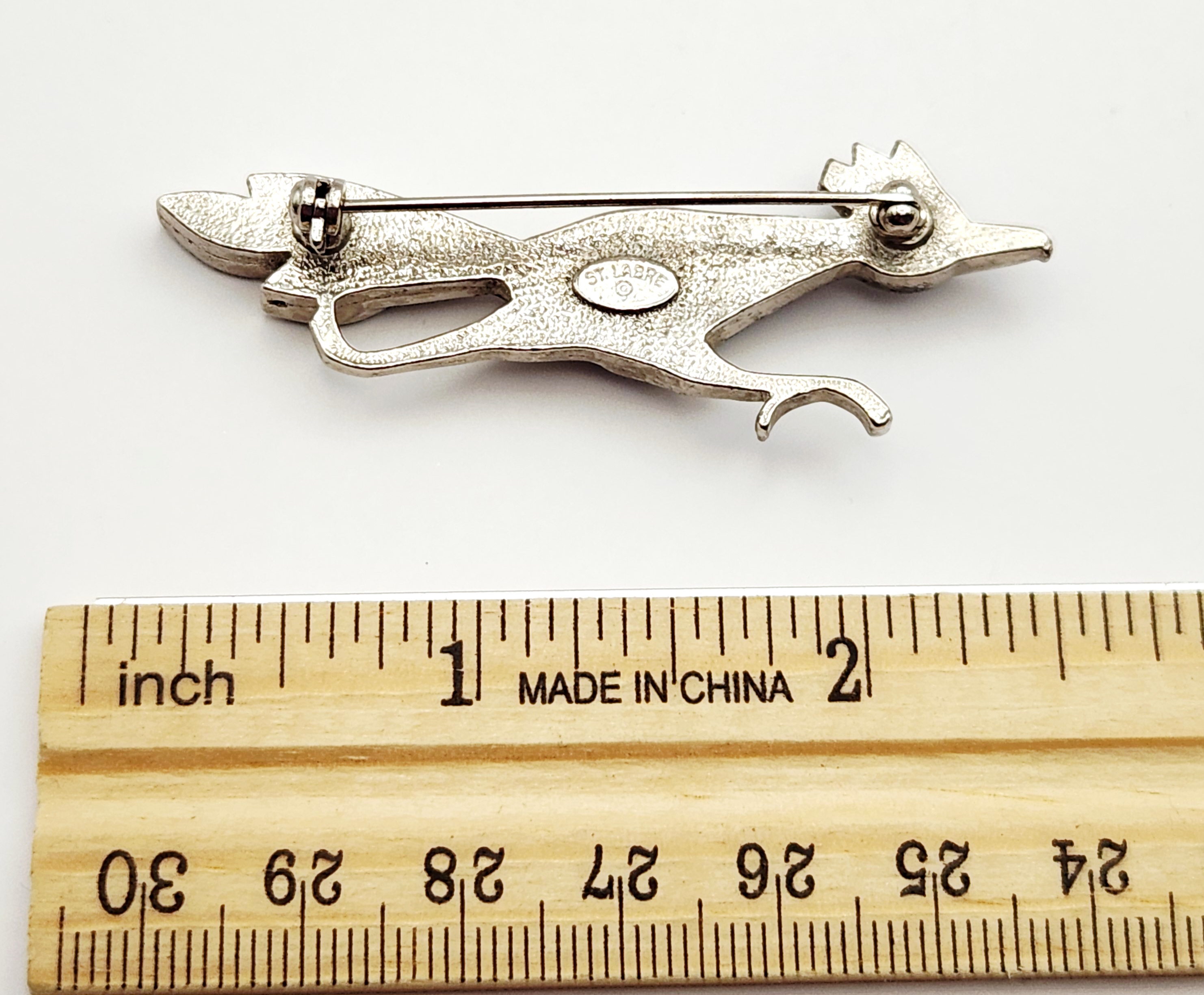 St. Labre Roadrunner Brooch