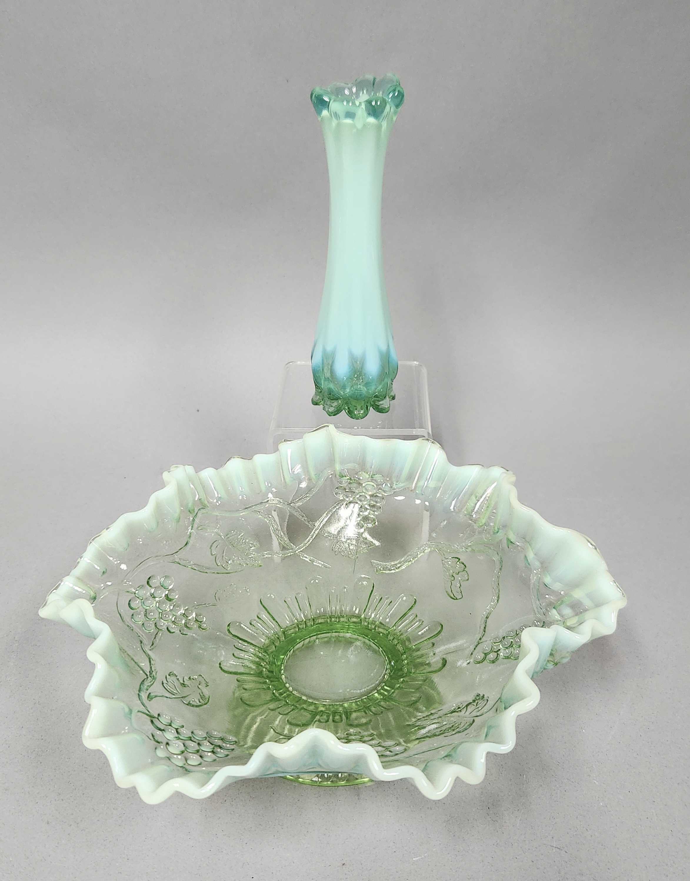 Jefferson Green Opalescent Glassware