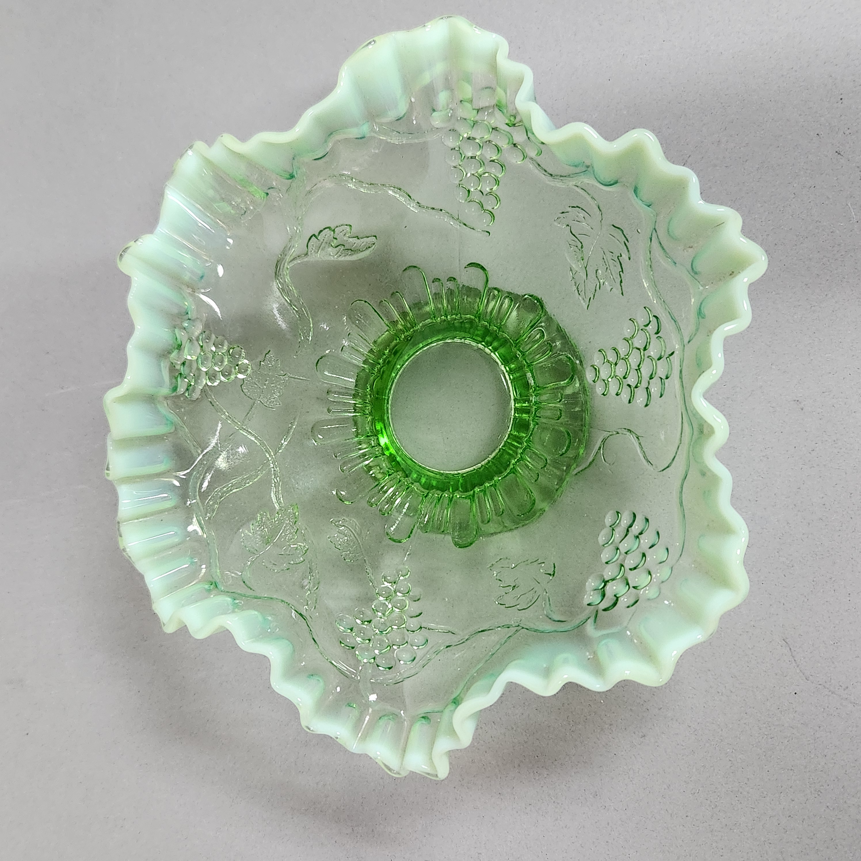 Jefferson Green Opalescent Glassware