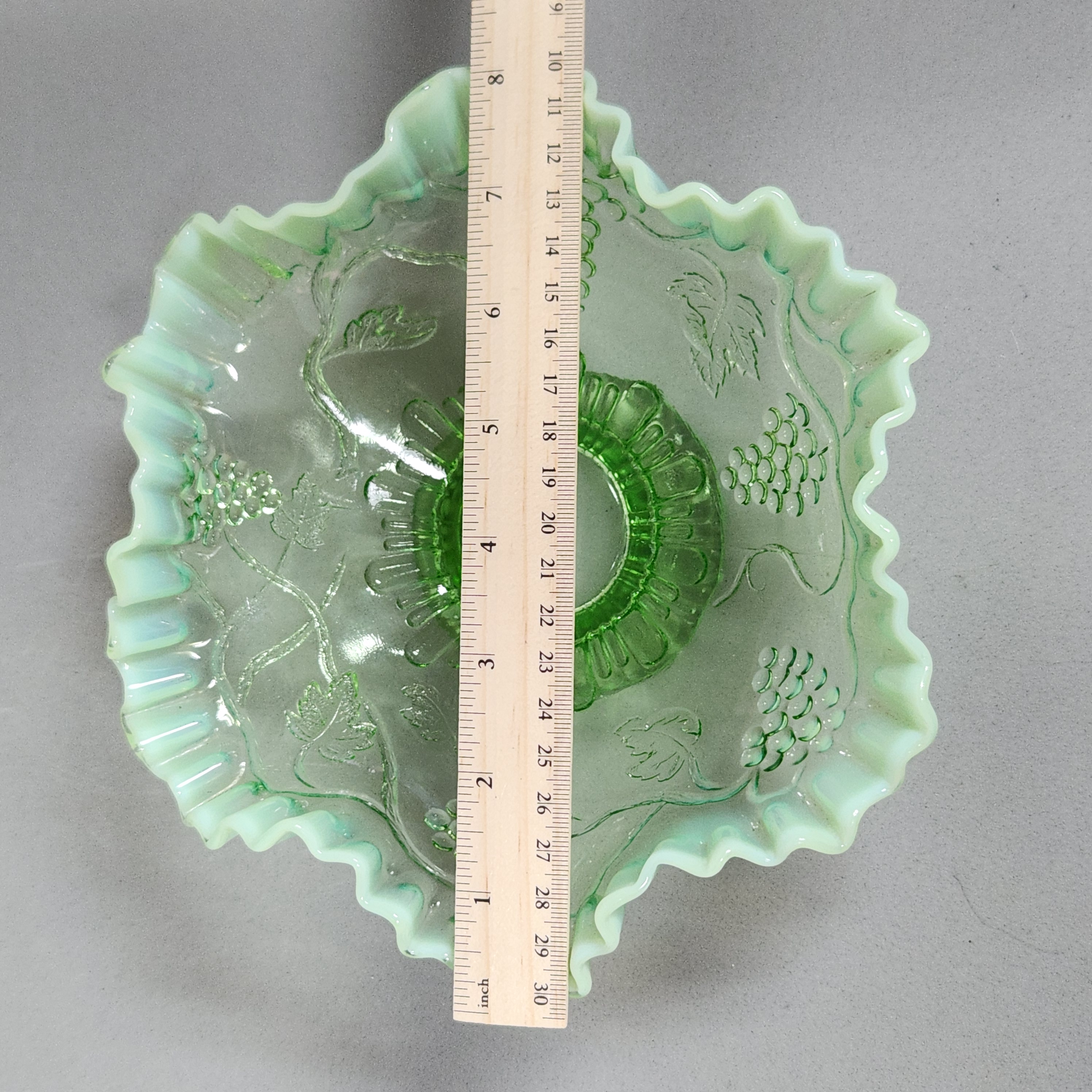 Jefferson Green Opalescent Glassware