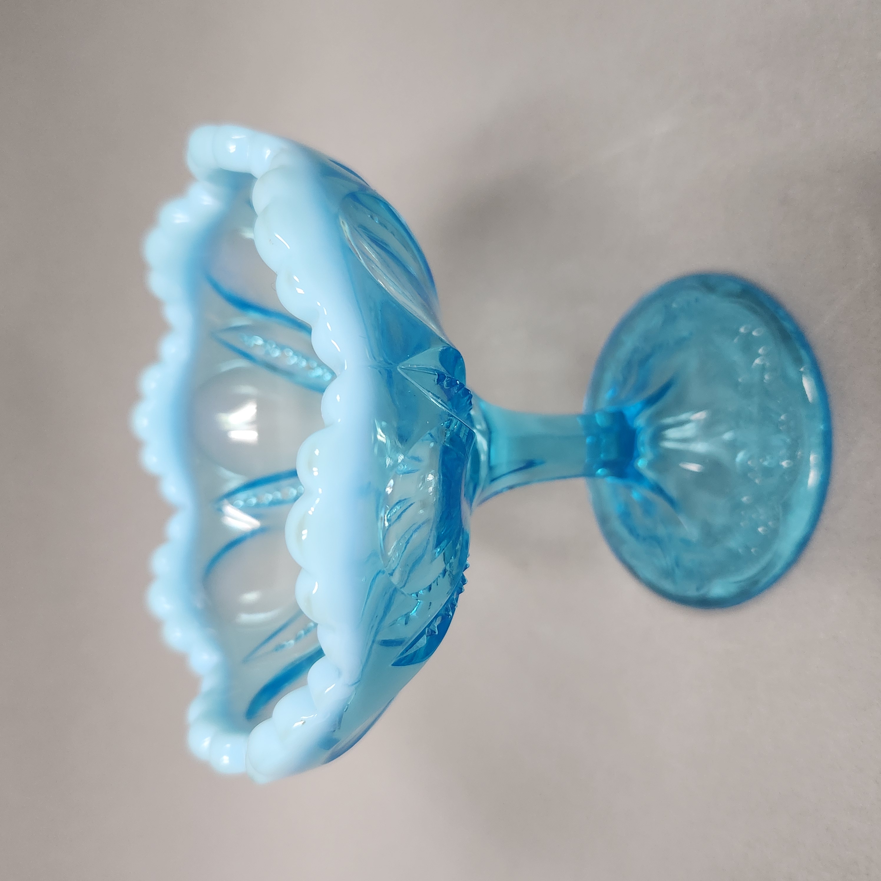 Trio of Fenton Blue Glass