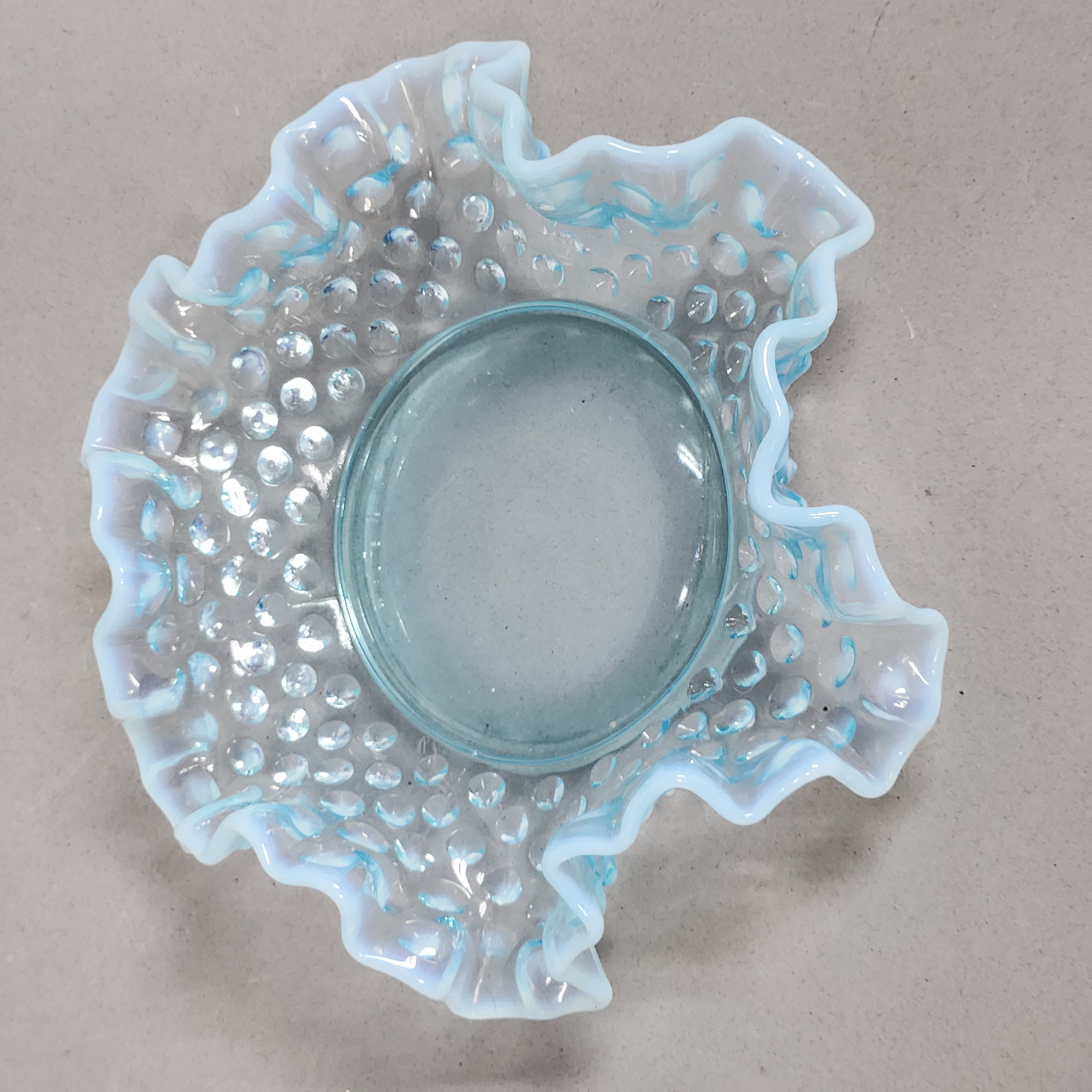 Trio of Fenton Blue Glass