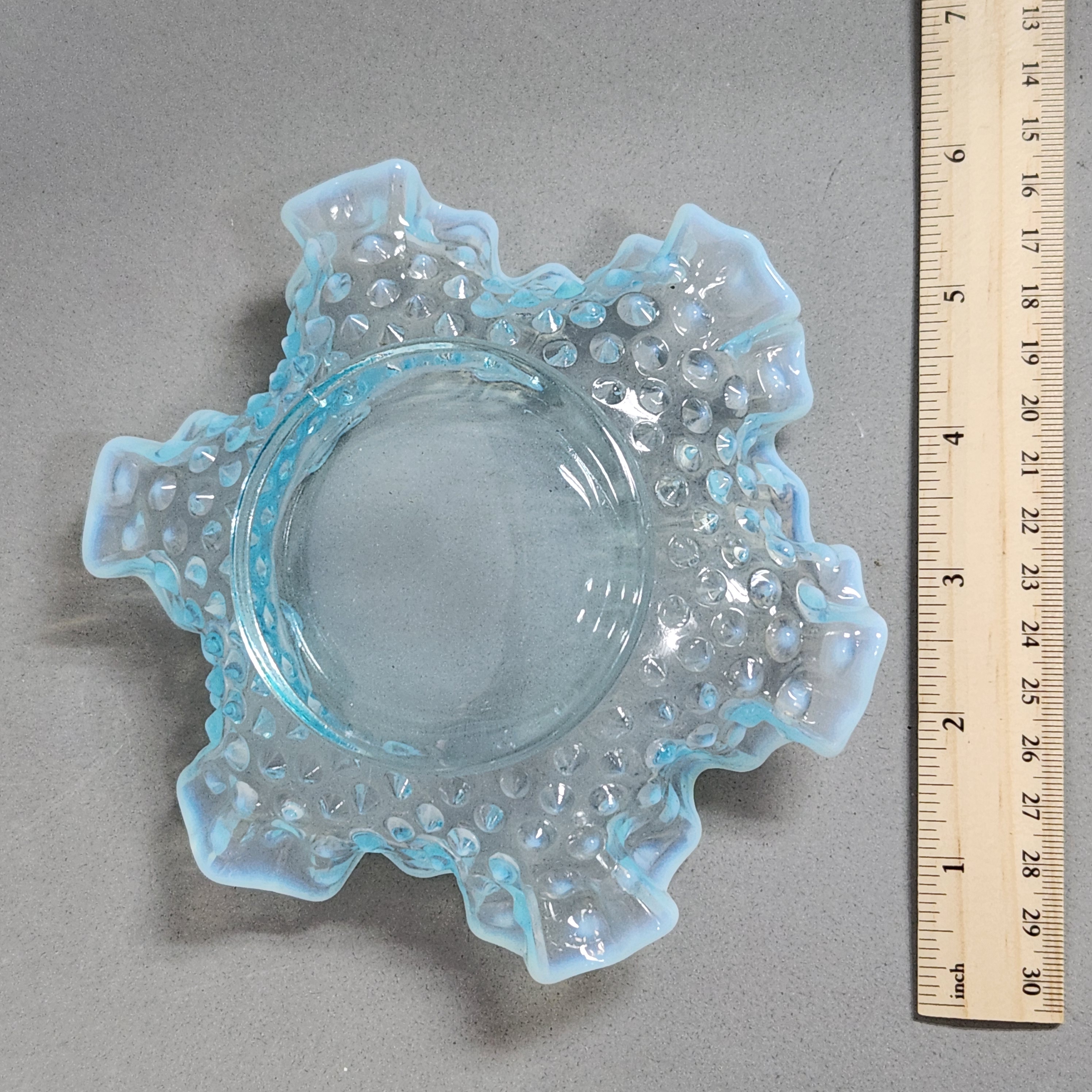 Trio of Fenton Blue Glass