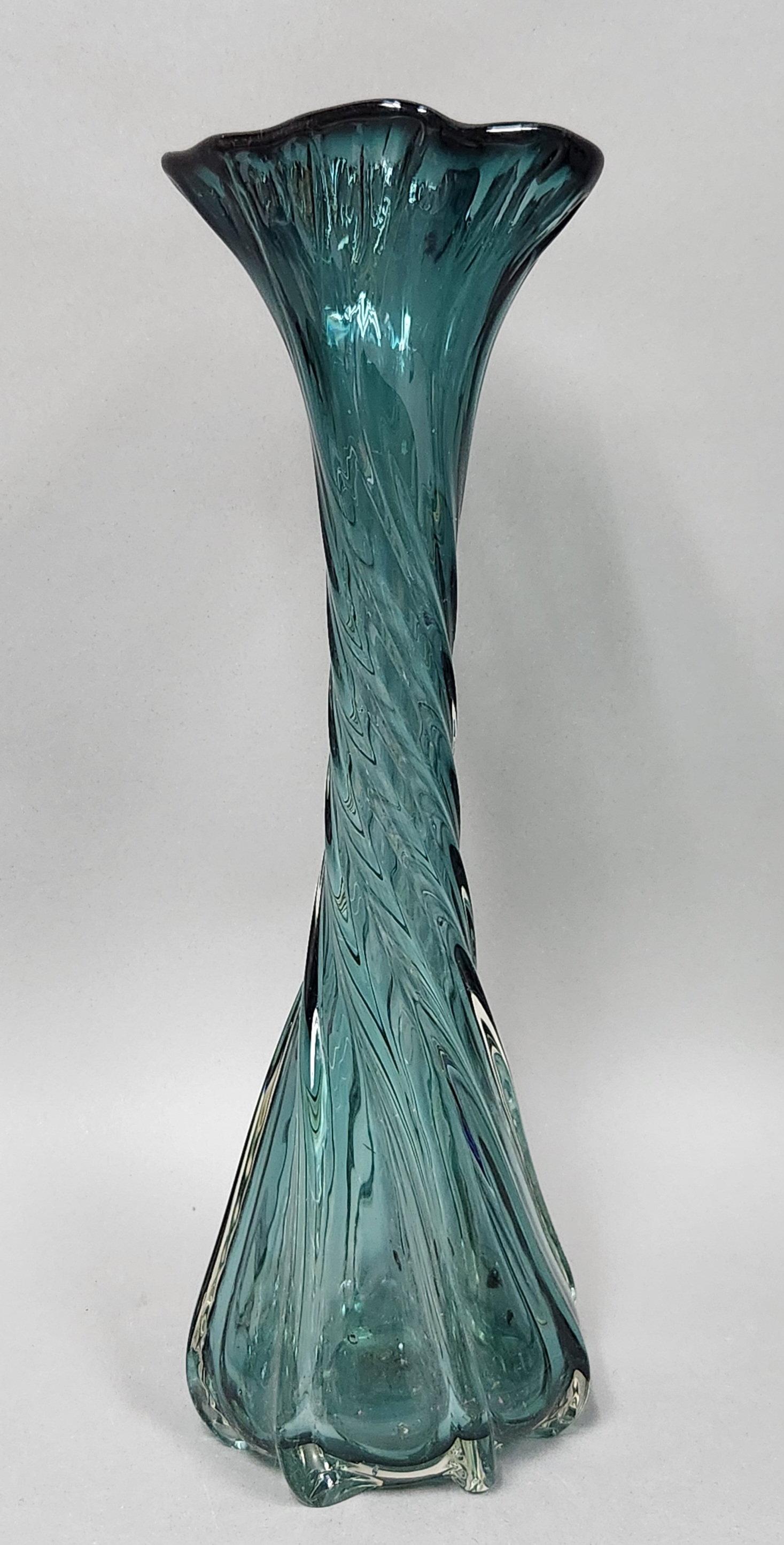 Mid-Century Swung Glass Vase