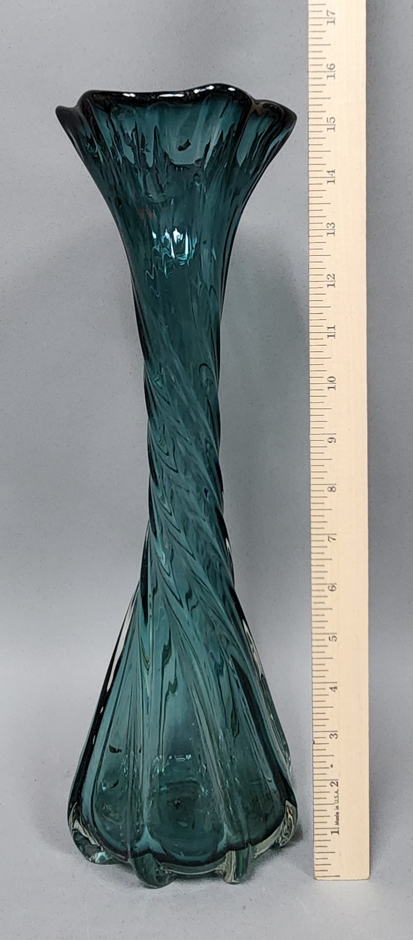 Mid-Century Swung Glass Vase