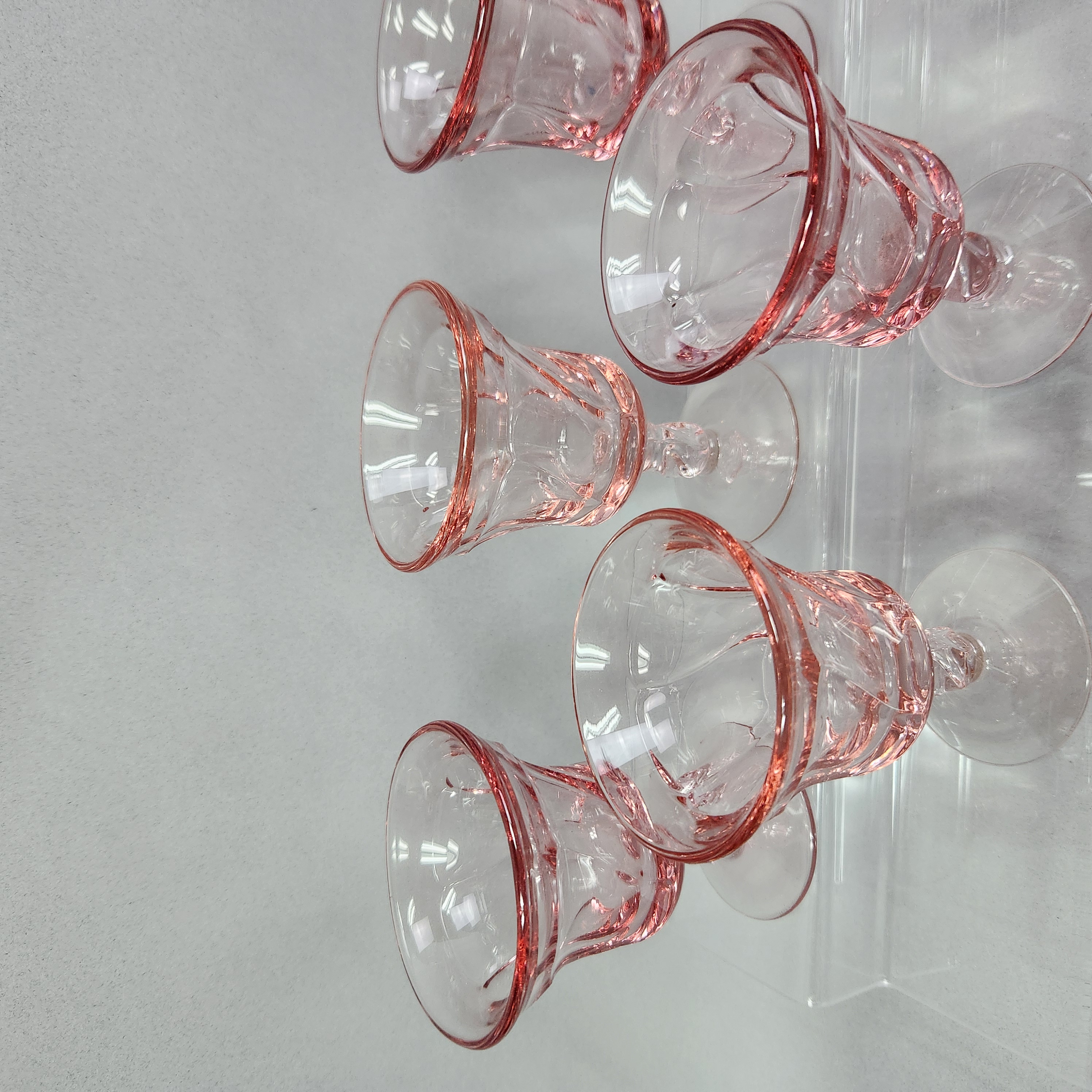 Fostoria Jamestown Pink Glasses