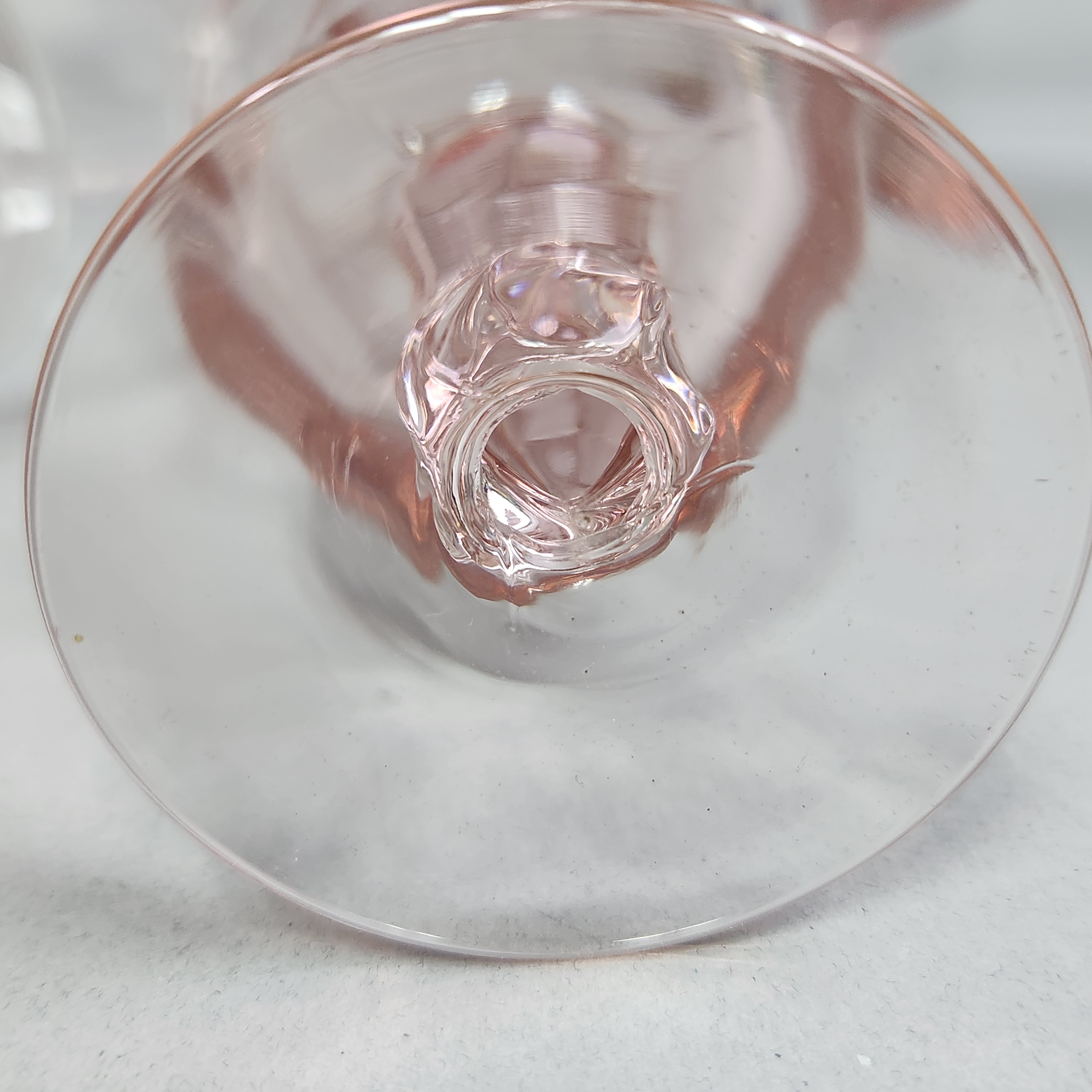 Fostoria Jamestown Pink Glasses
