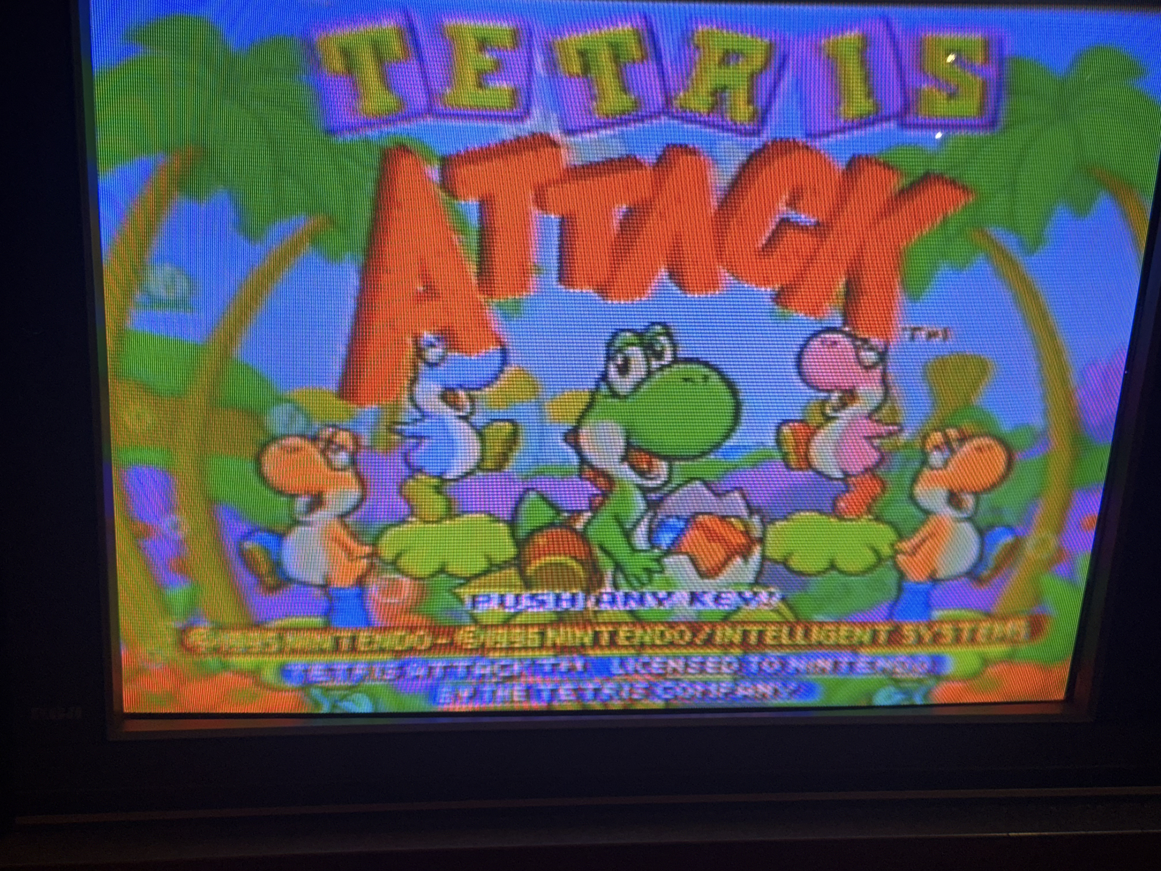Super Nintendo SNES Tetris Attack & Cool Spot
