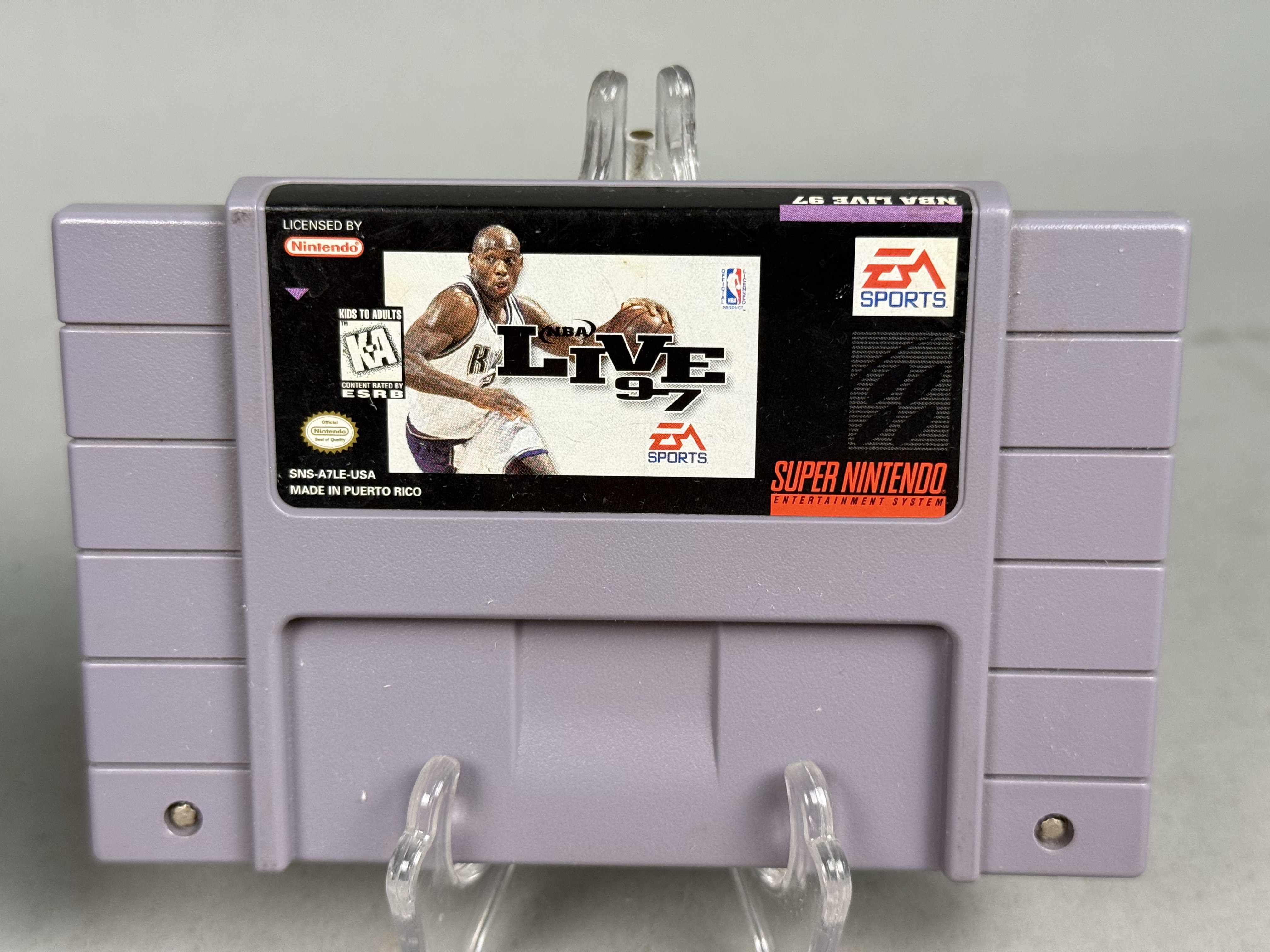 Three SNES Sports Game Cartridges