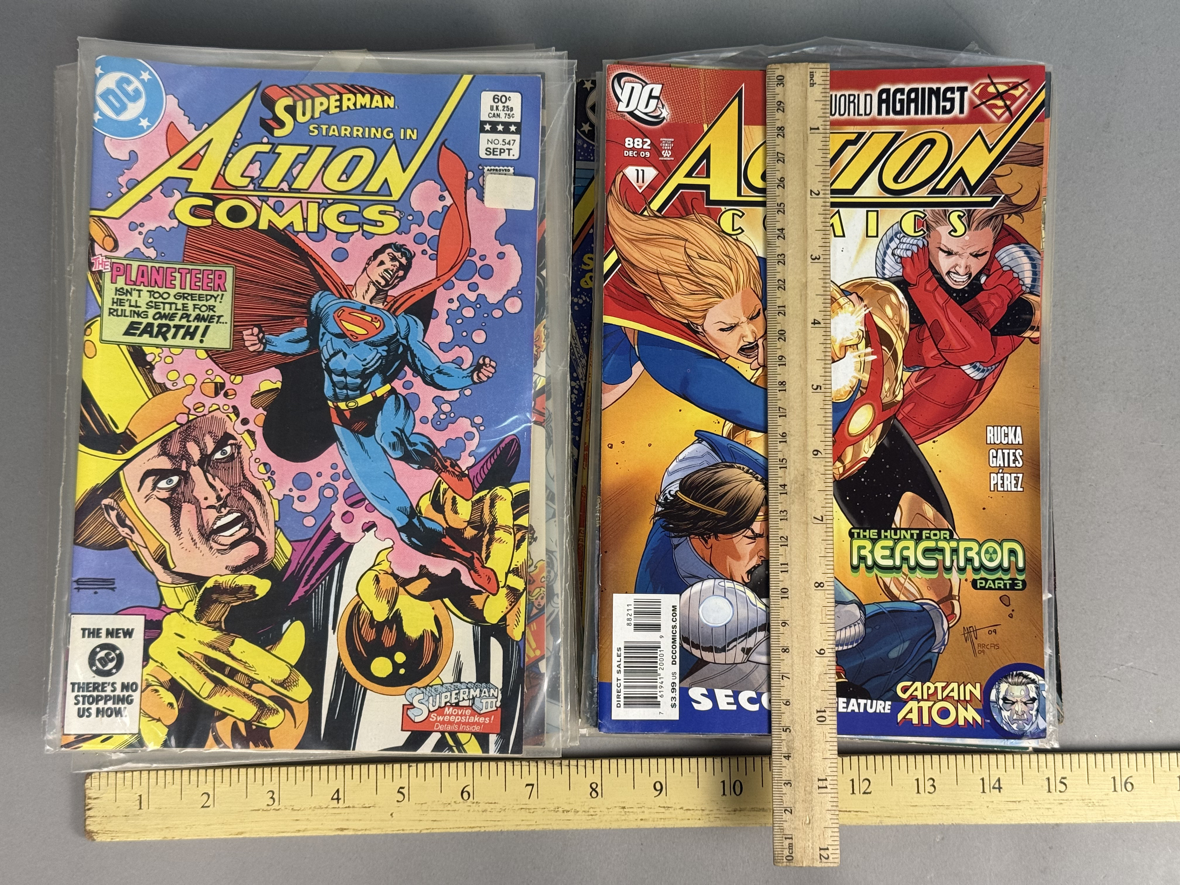 Assortment of DC Action Comics Superman