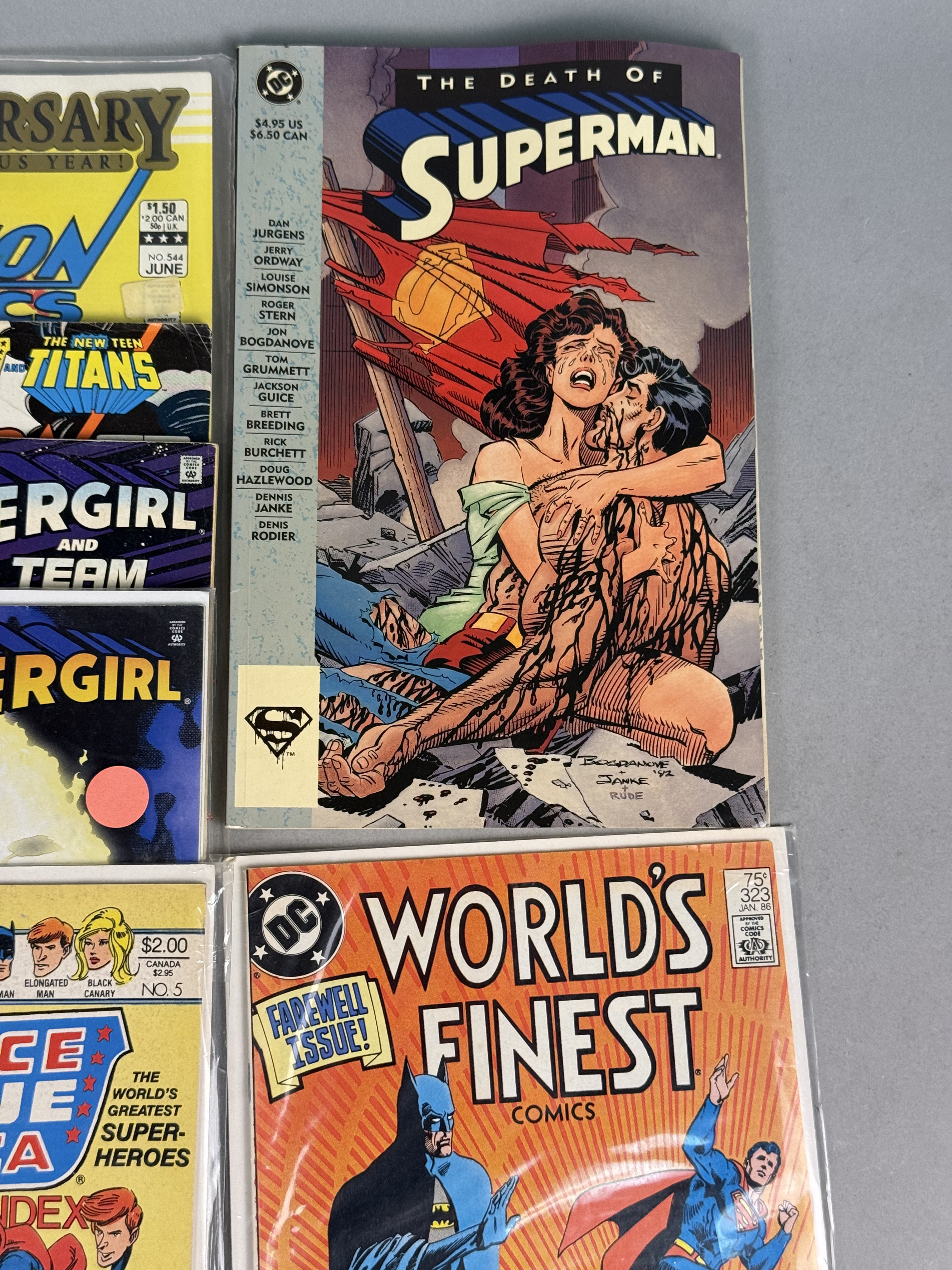 DC Comics Superman Comic Book Lot