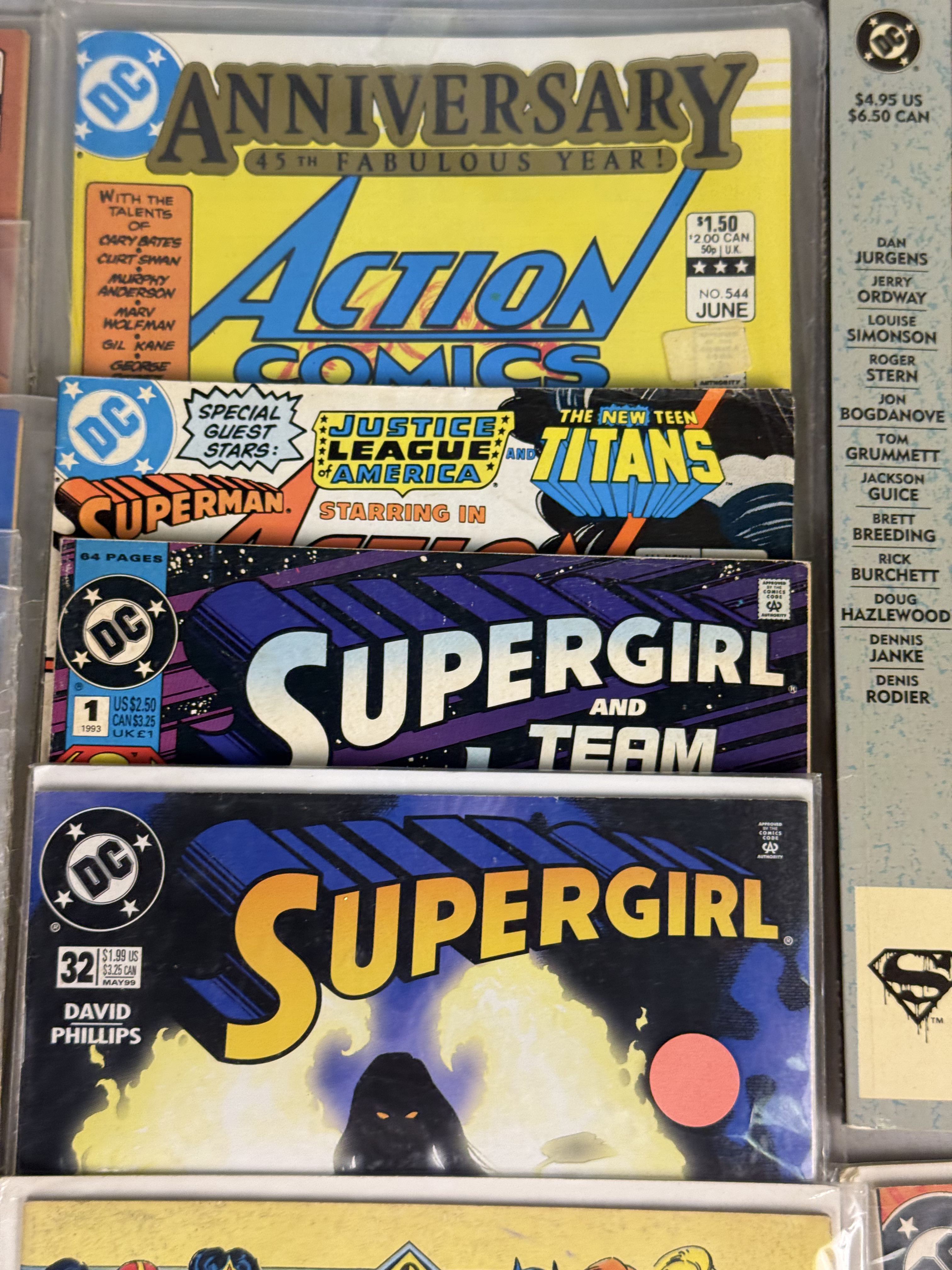 DC Comics Superman Comic Book Lot