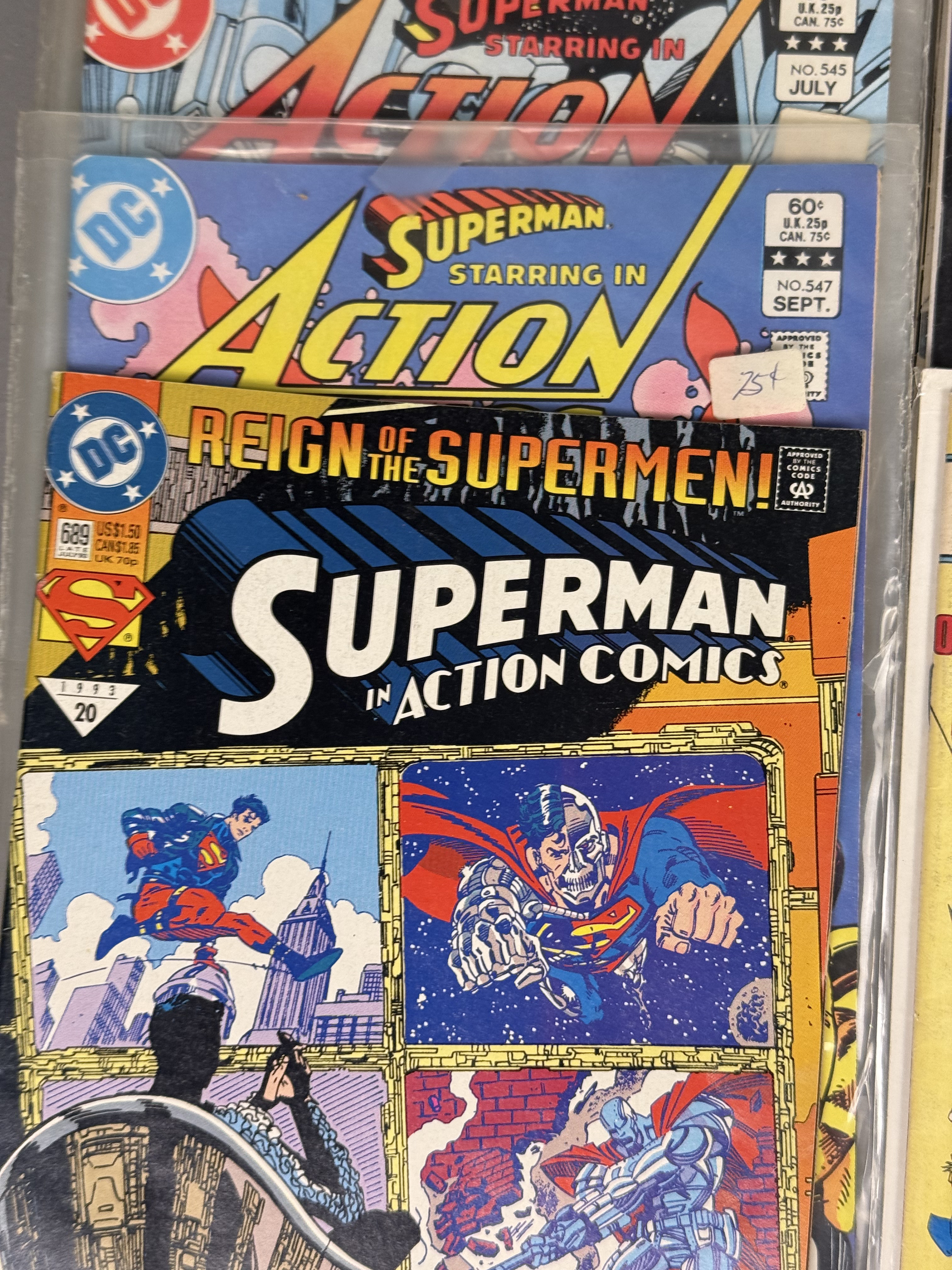 DC Comics Superman Comic Book Lot