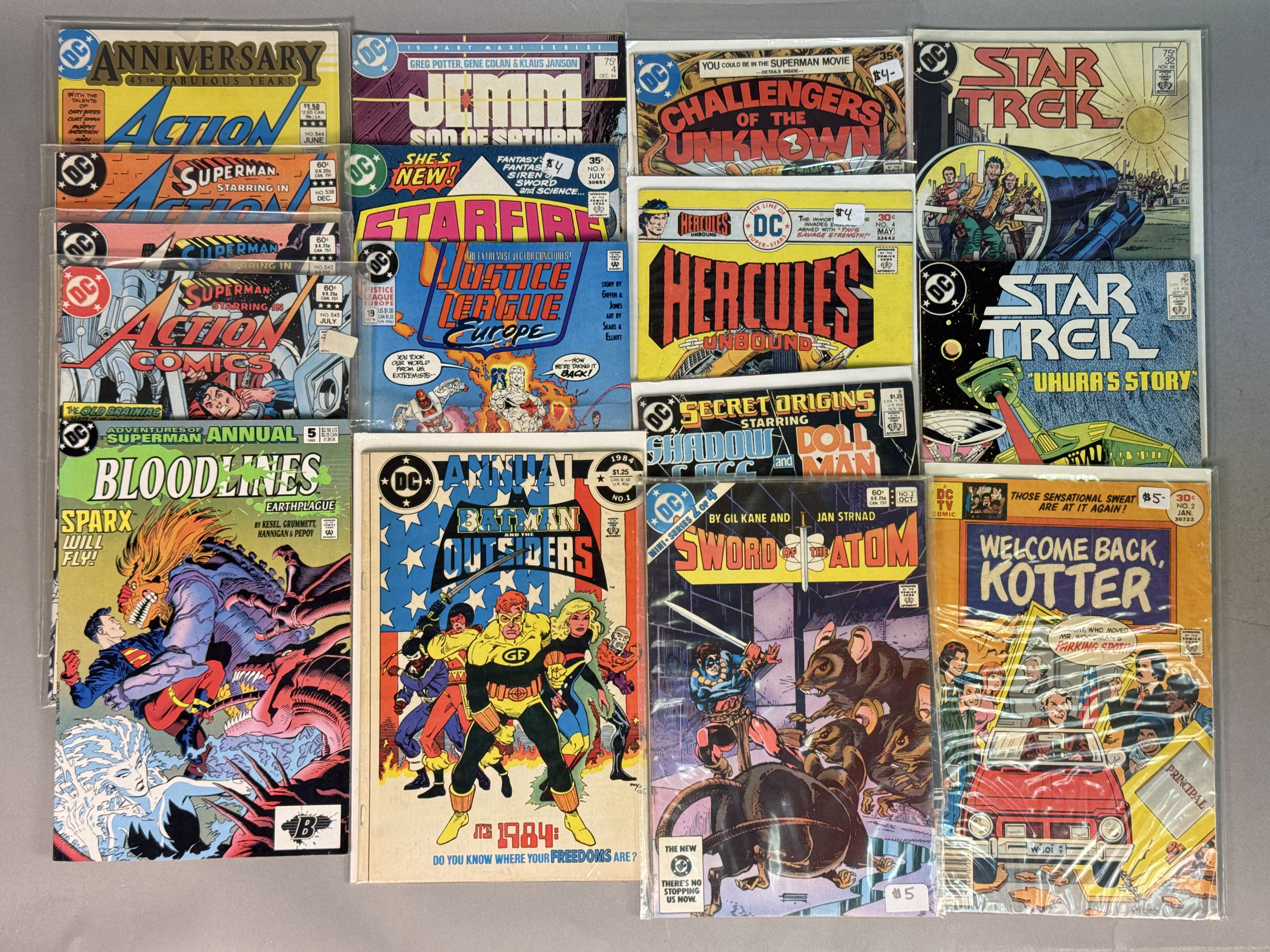 Vintage DC Comics Collection Lot