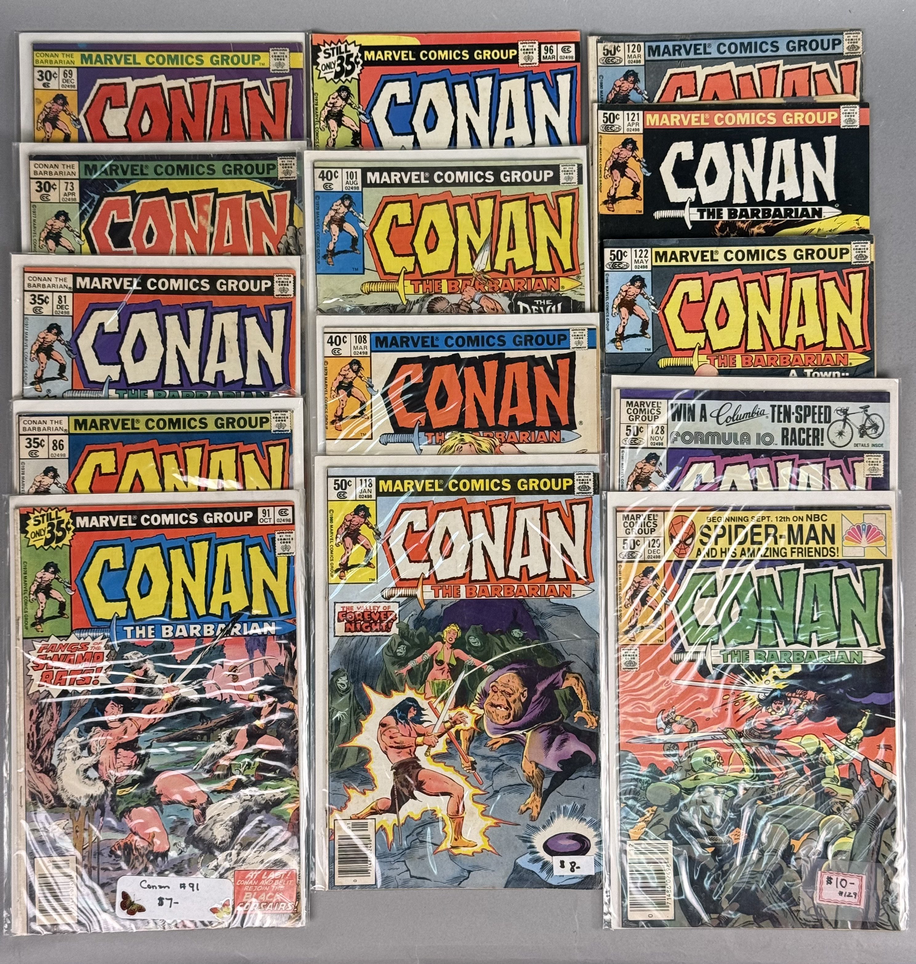 14 Conan the Barbarian Marvel Comics