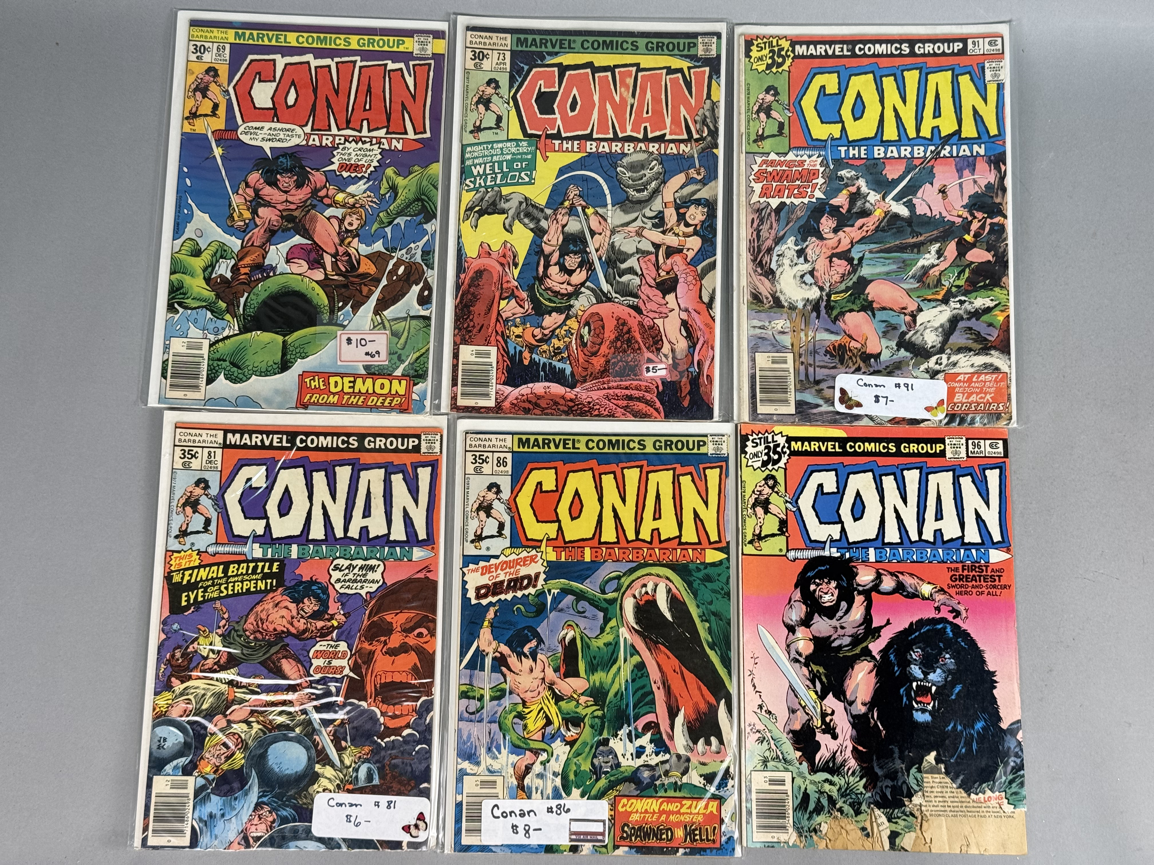 14 Conan the Barbarian Marvel Comics