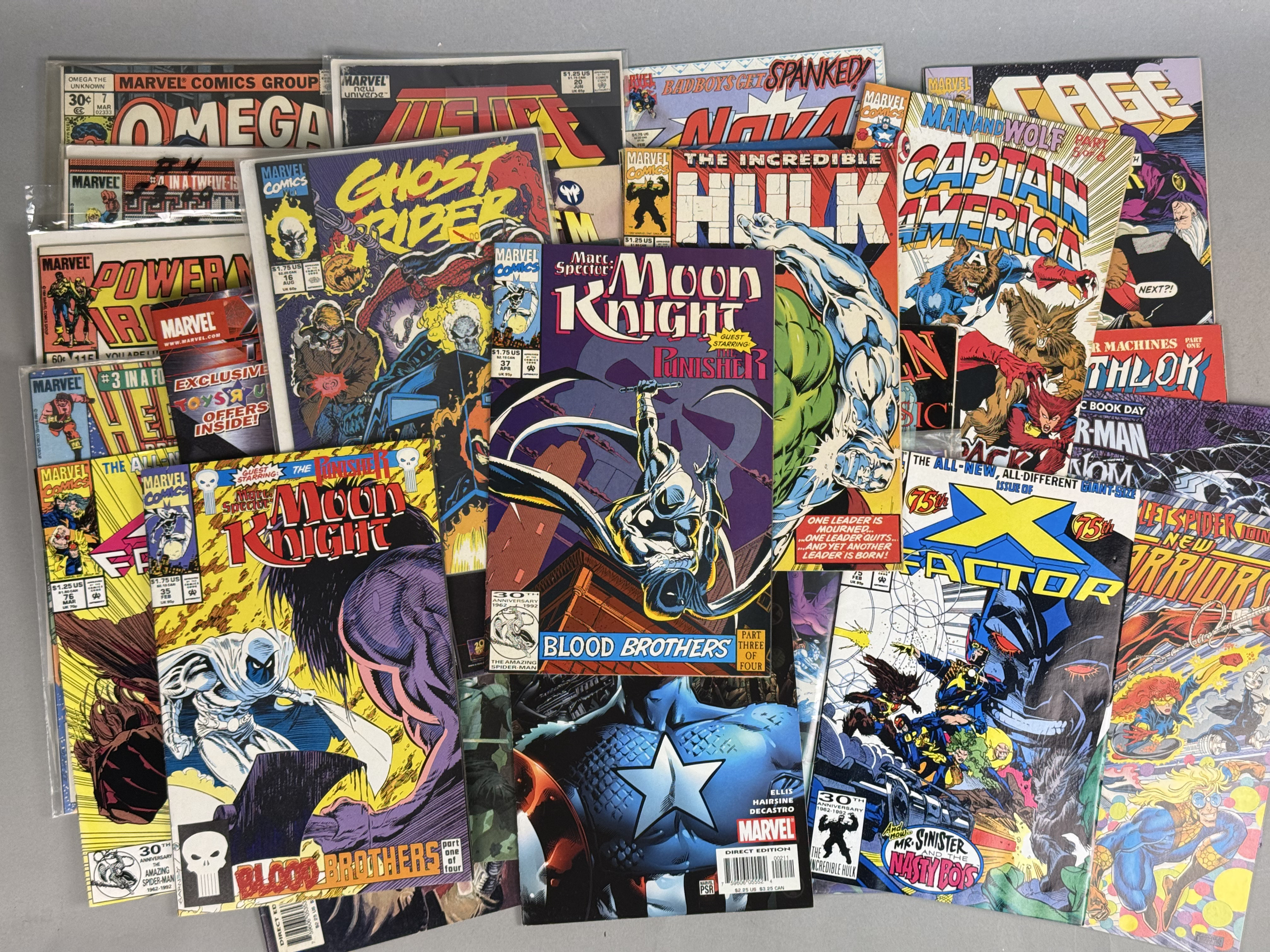 Collection of Marvel Comic Books