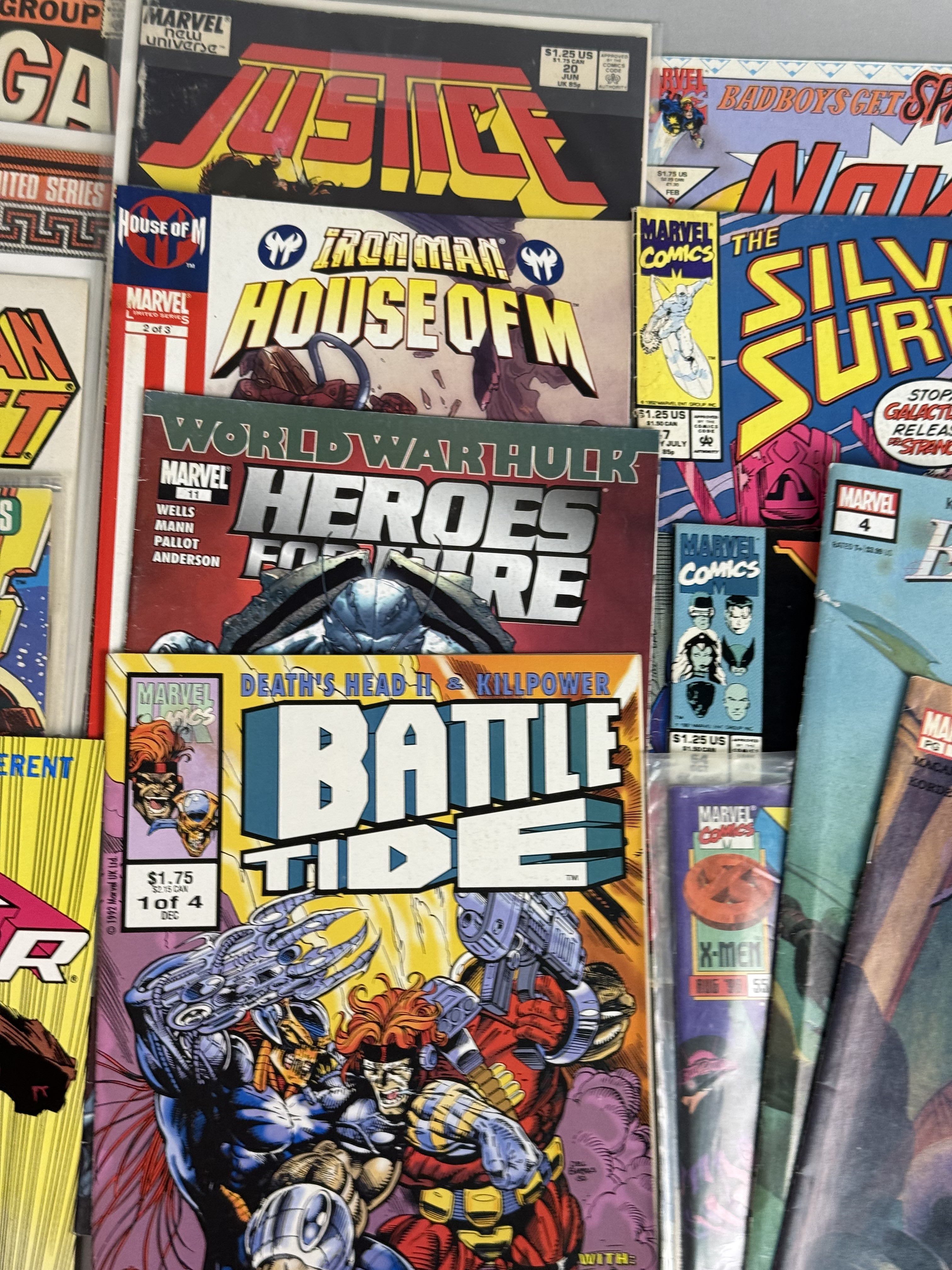 Collection of Marvel Comic Books