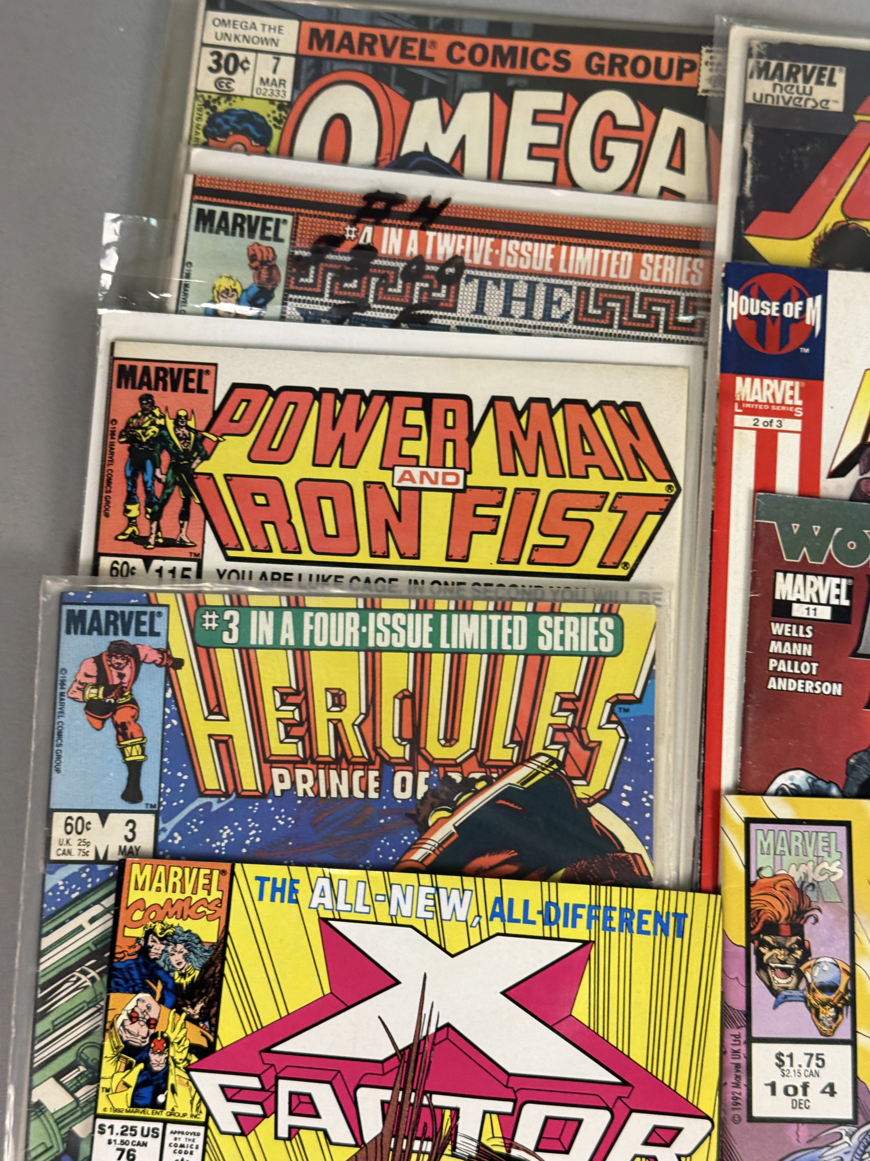 Collection of Marvel Comic Books