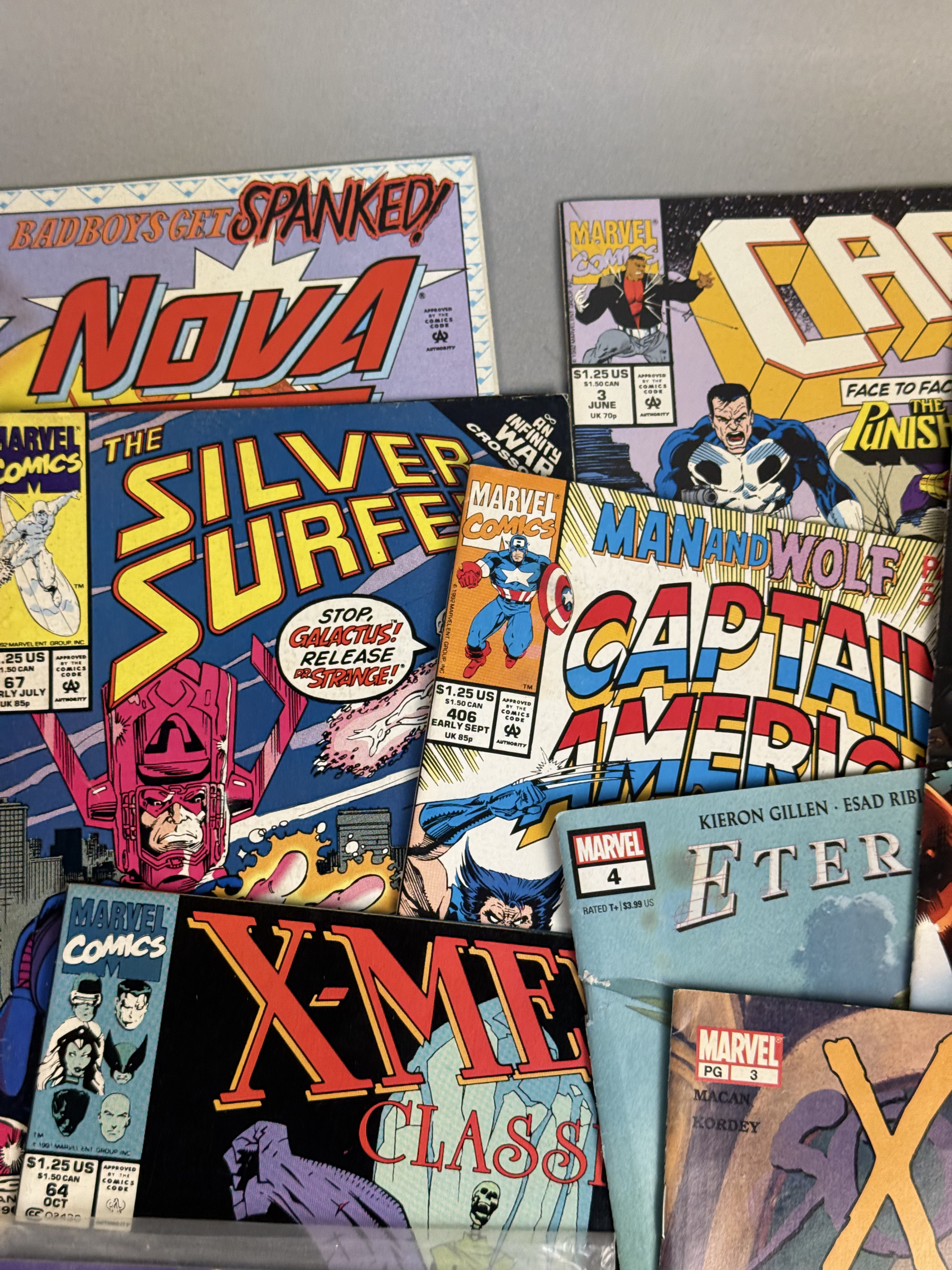 Collection of Marvel Comic Books