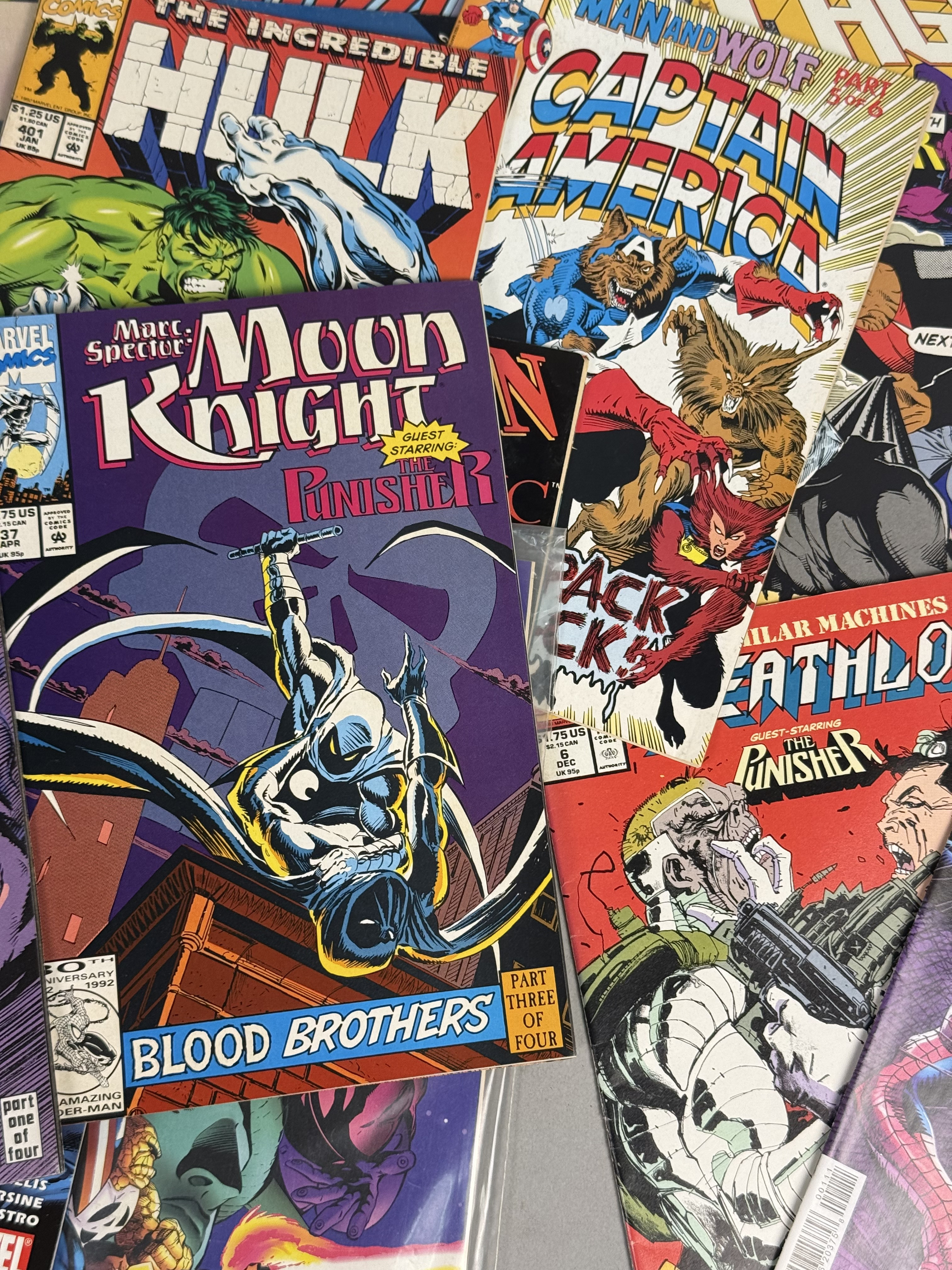 Collection of Marvel Comic Books