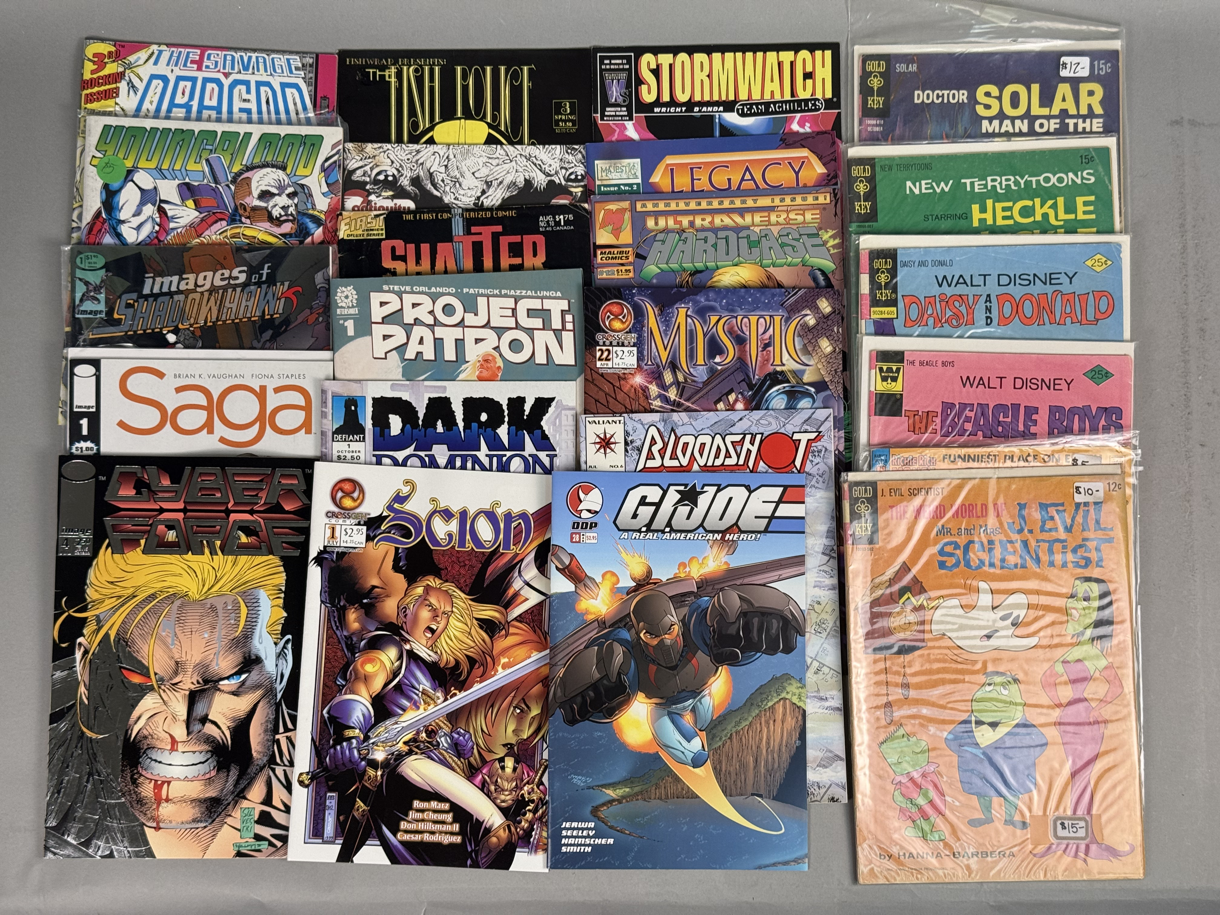 Collection of Vintage and Modern Comics