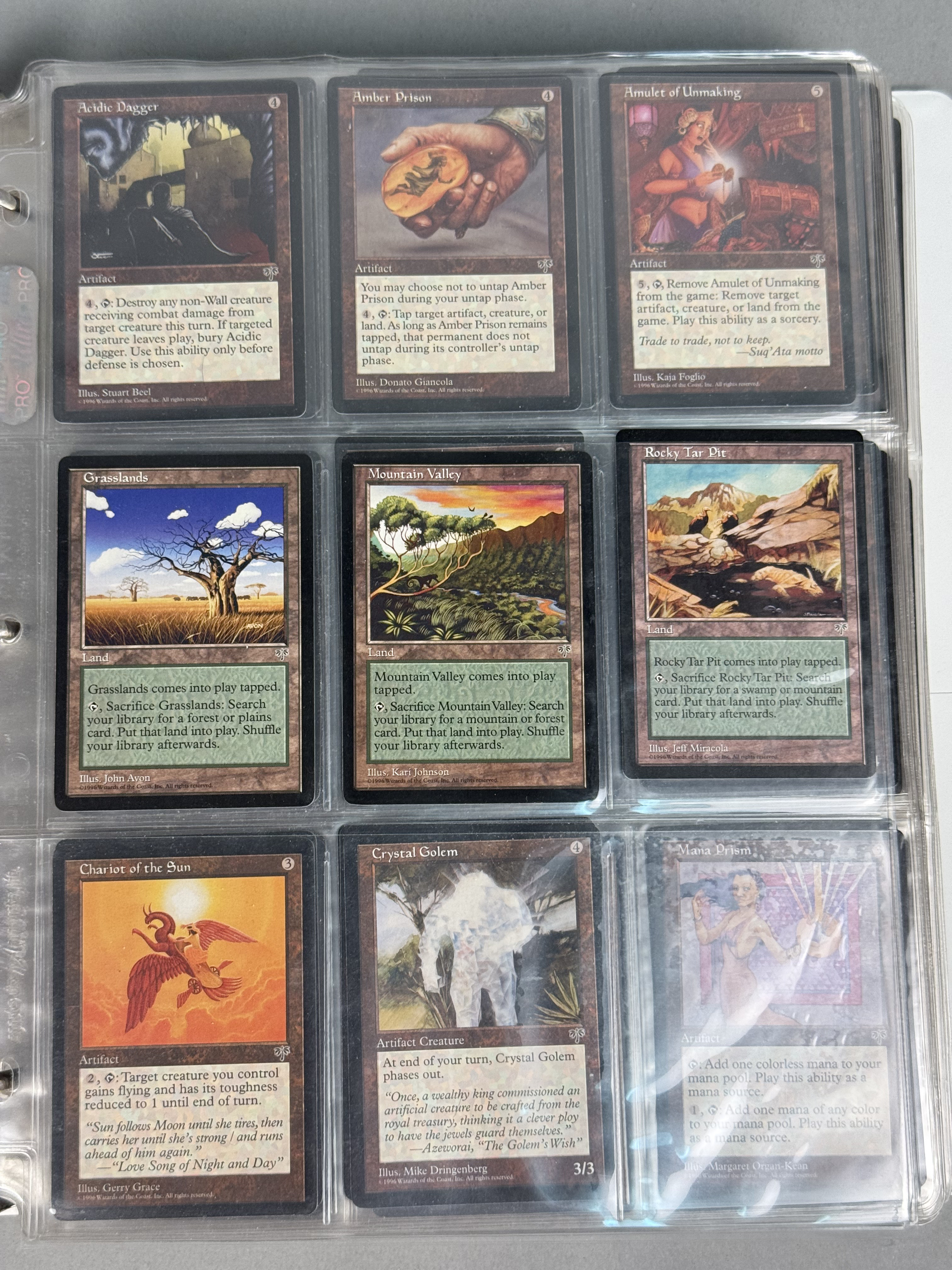Magic The Gathering Mirage Card Collection