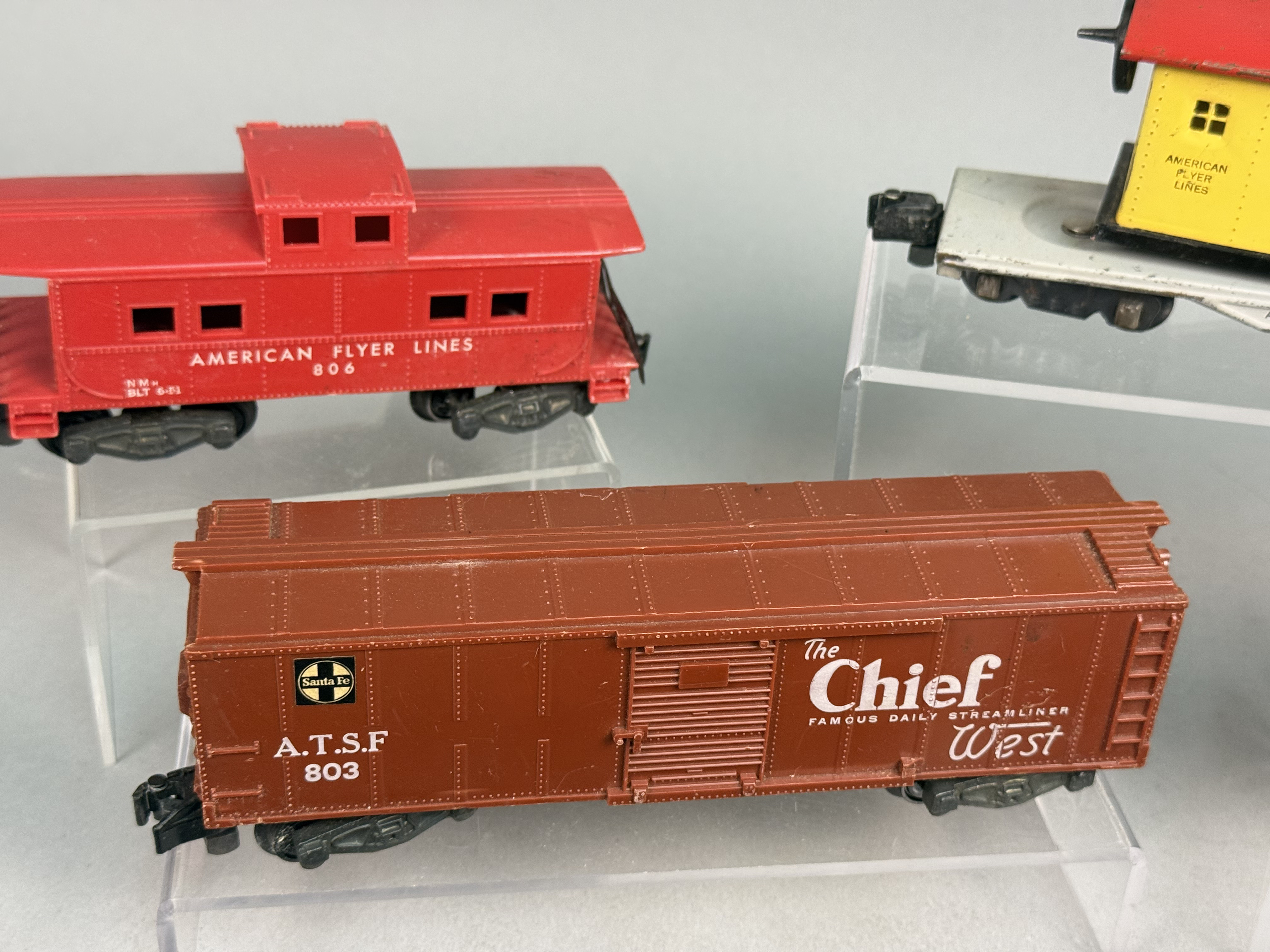 A Collection of American Flyer Cars