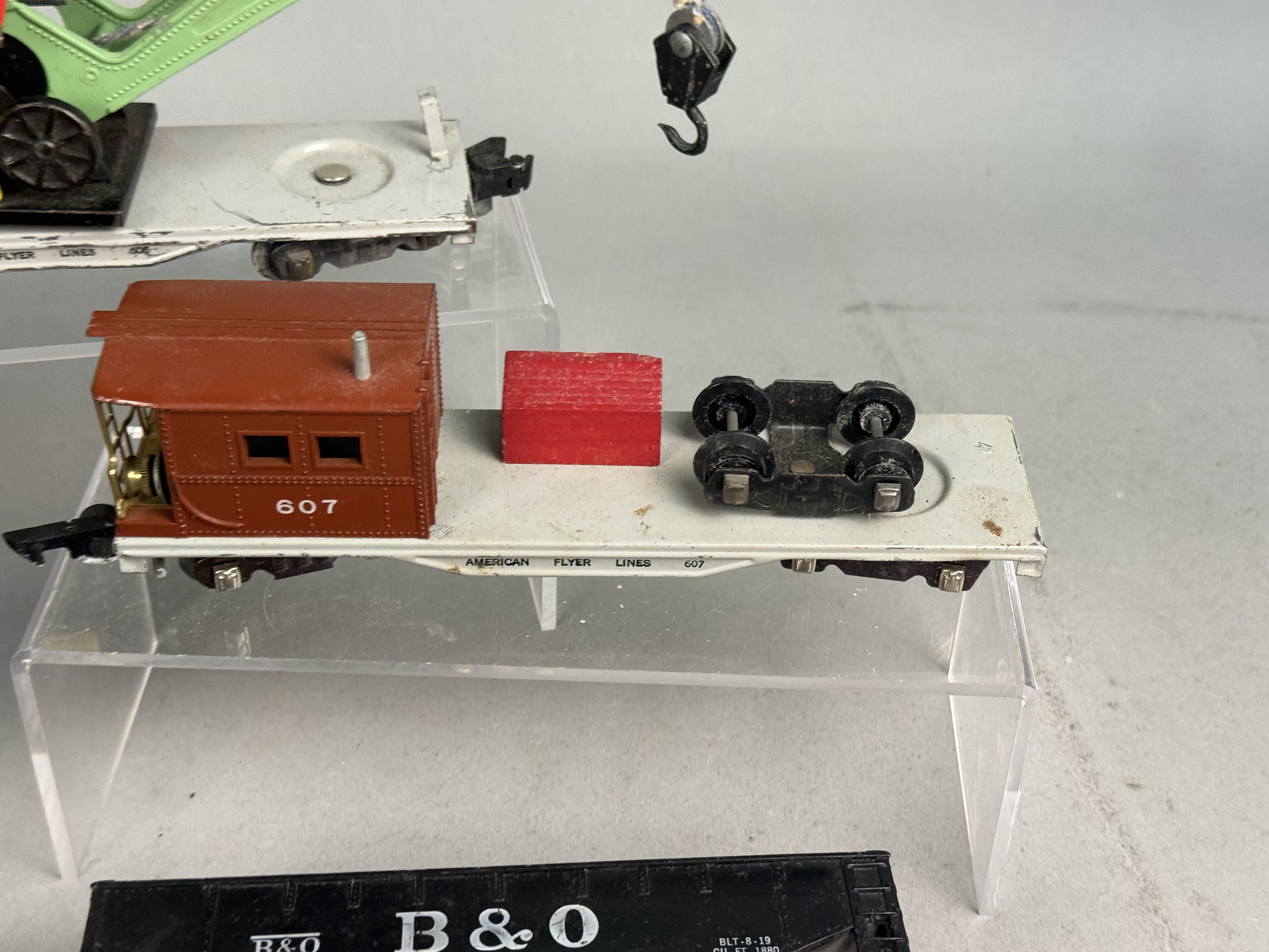 A Collection of American Flyer Cars