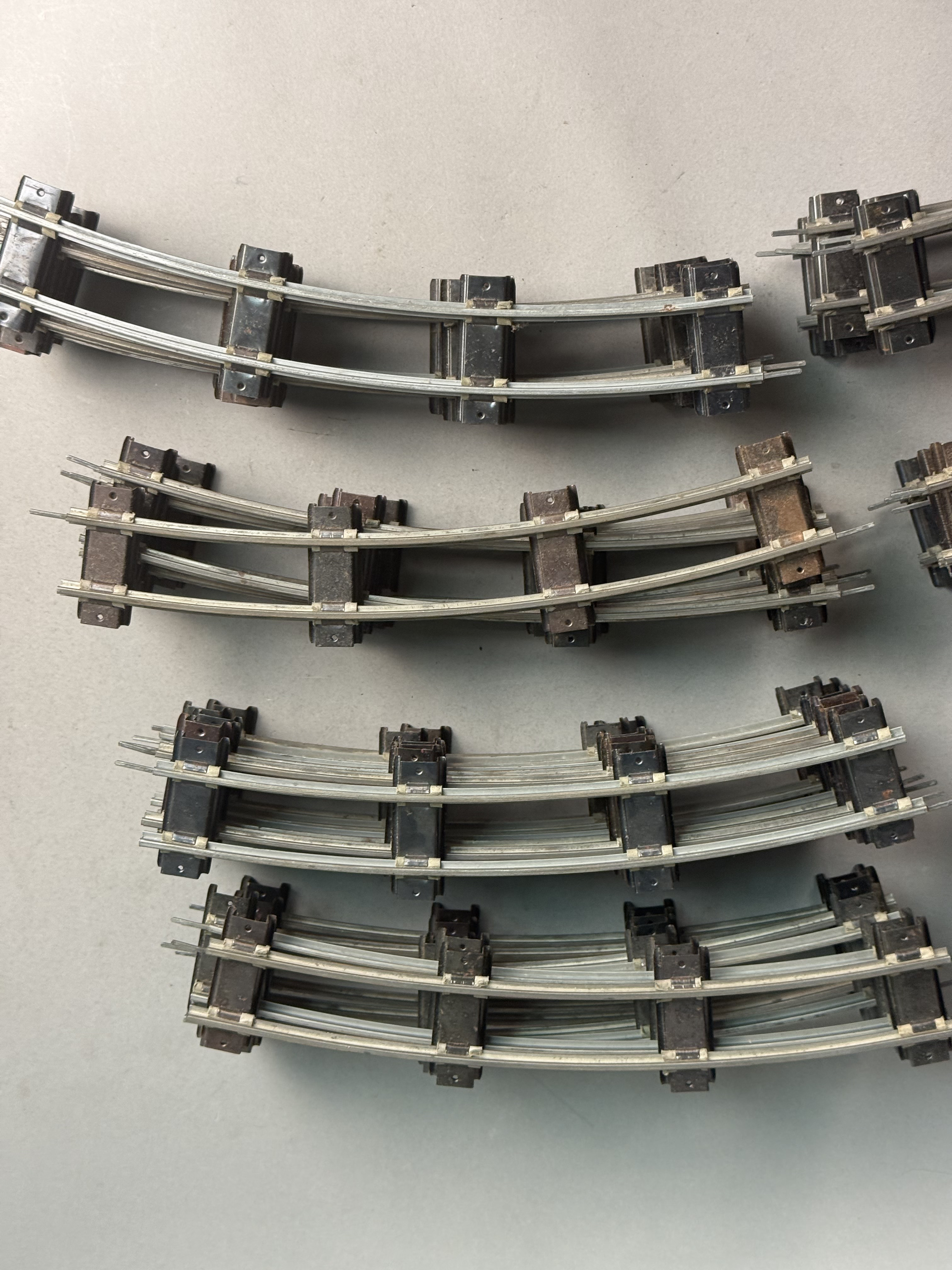 Assortment of O-Gauge Railroad Track