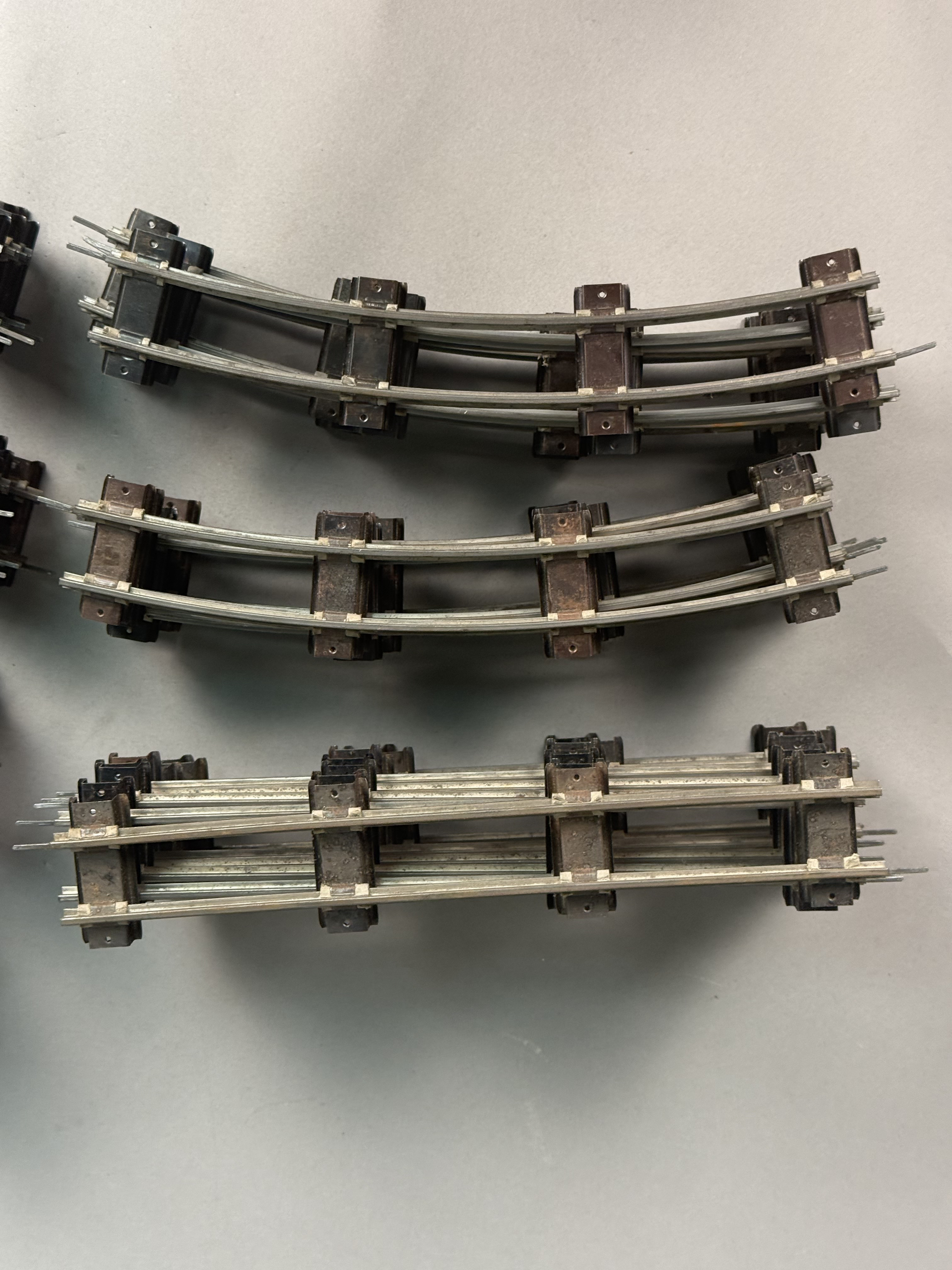 Assortment of O-Gauge Railroad Track