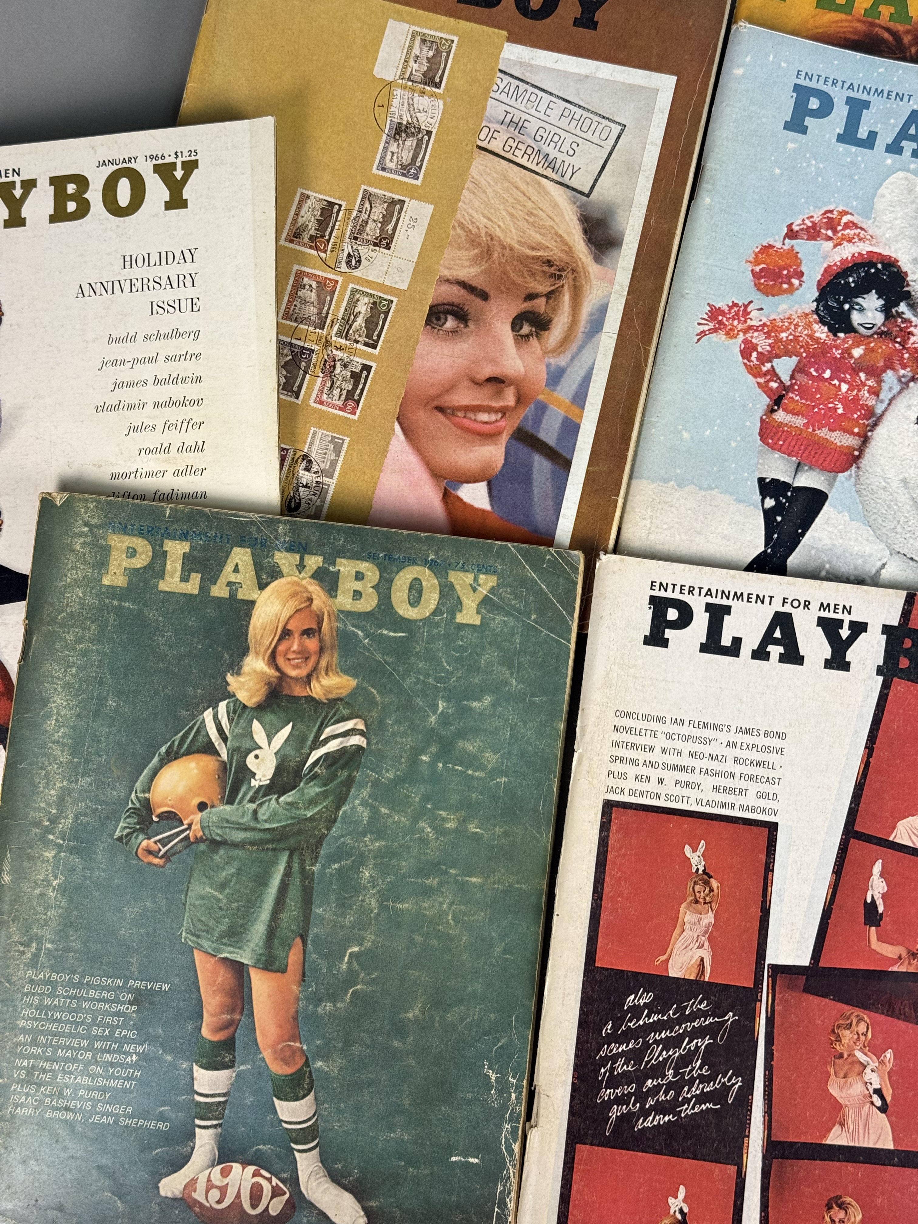 Group of Eighteen 1960s Playboy Magazines
