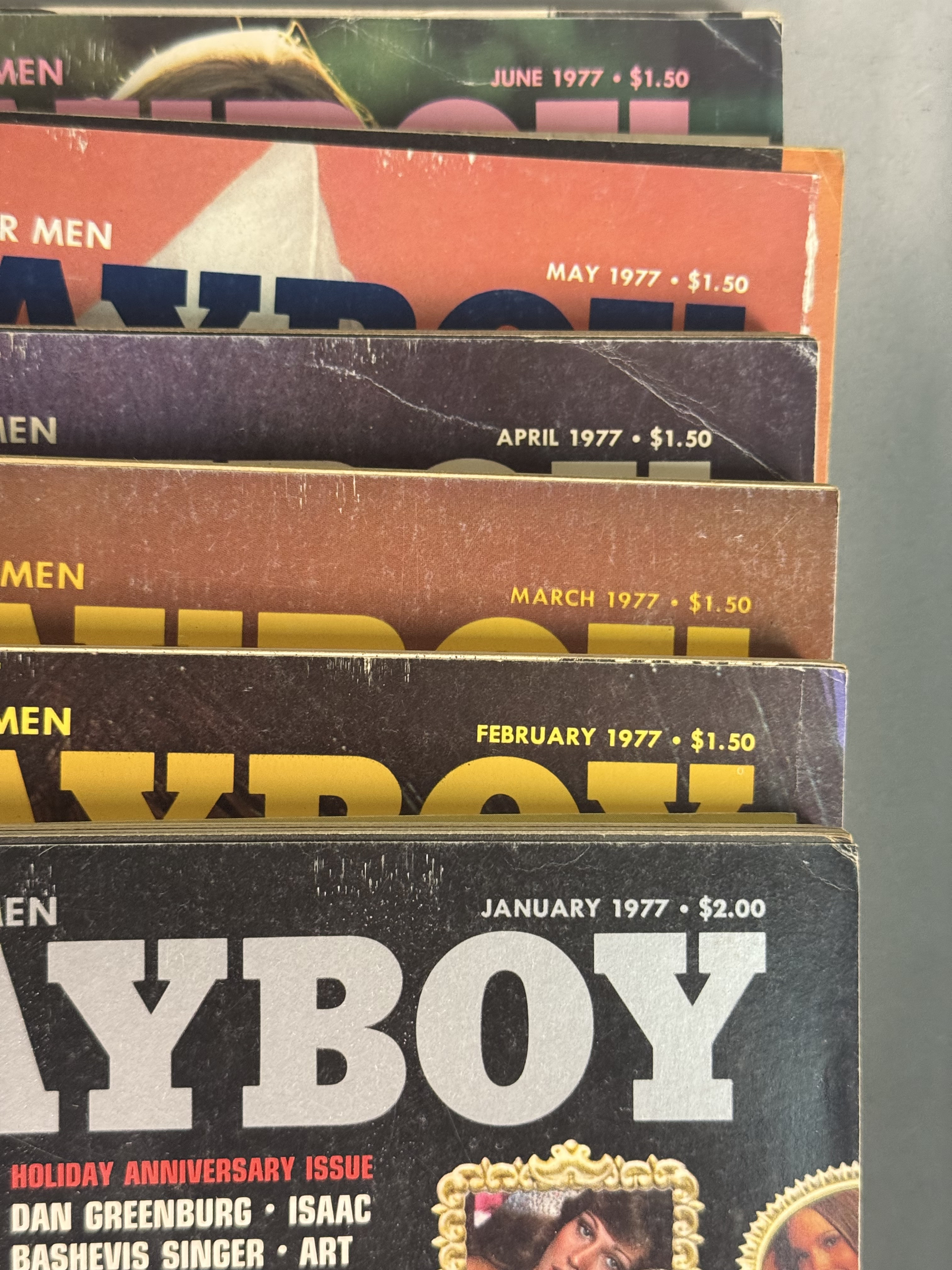 Collection of Vintage Playboy Magazines 1977-1979