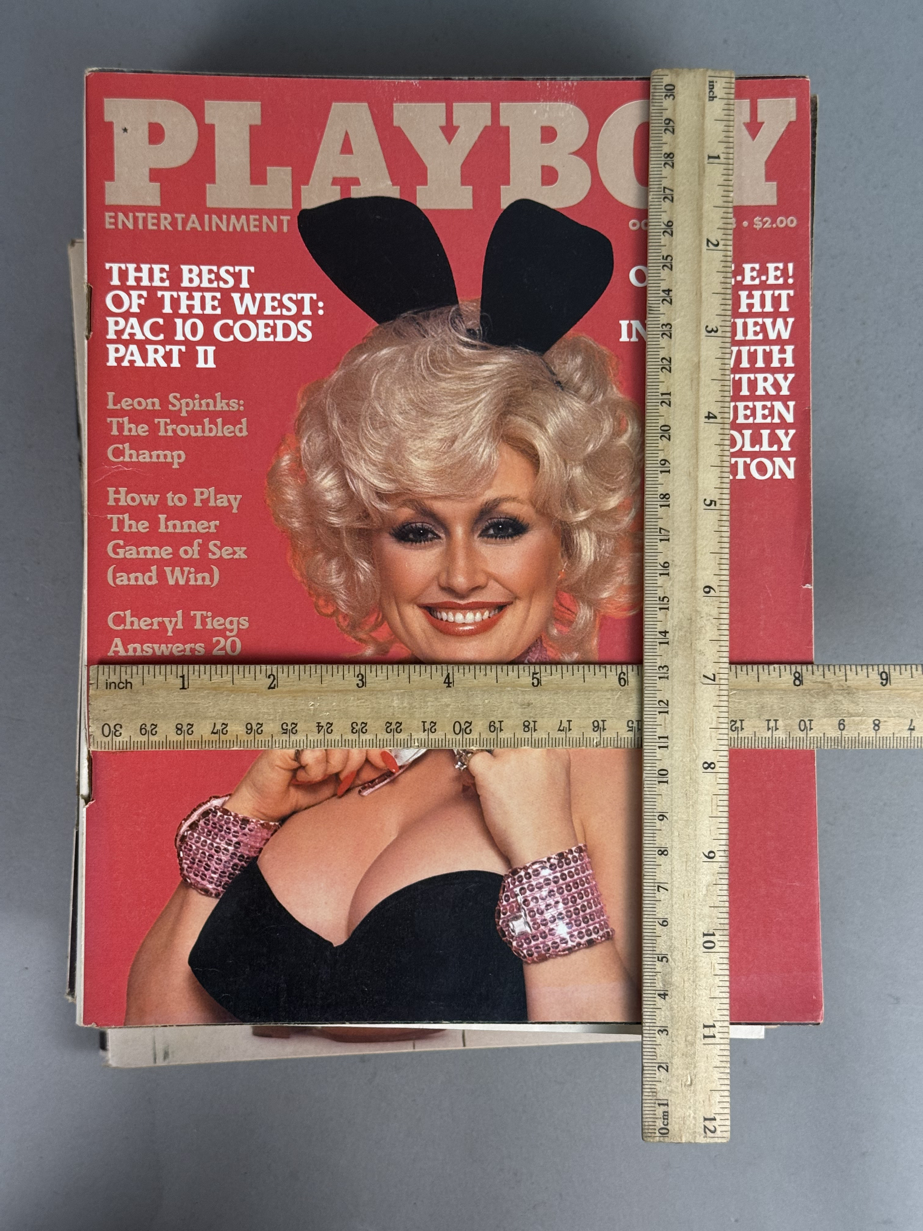 Collection of Vintage Playboy Magazines 1977-1979