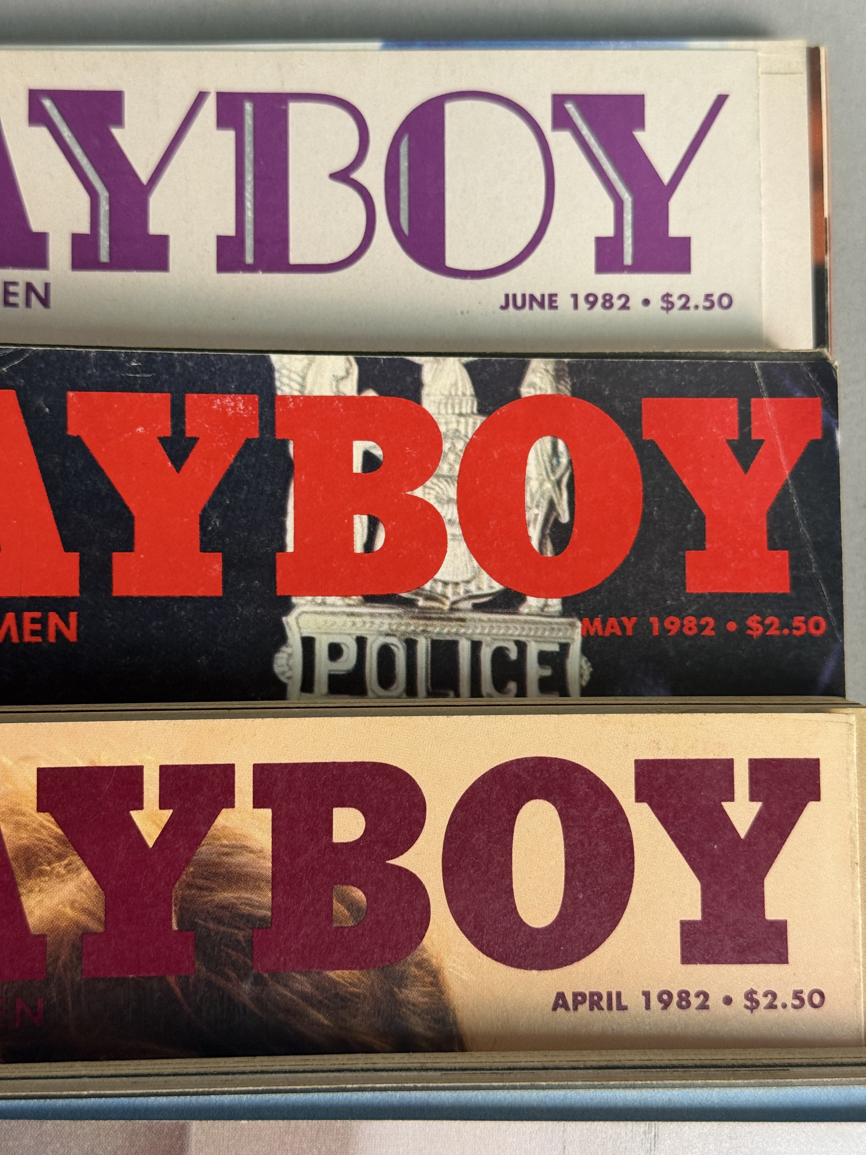 Collection of 1980s Playboy Magazines