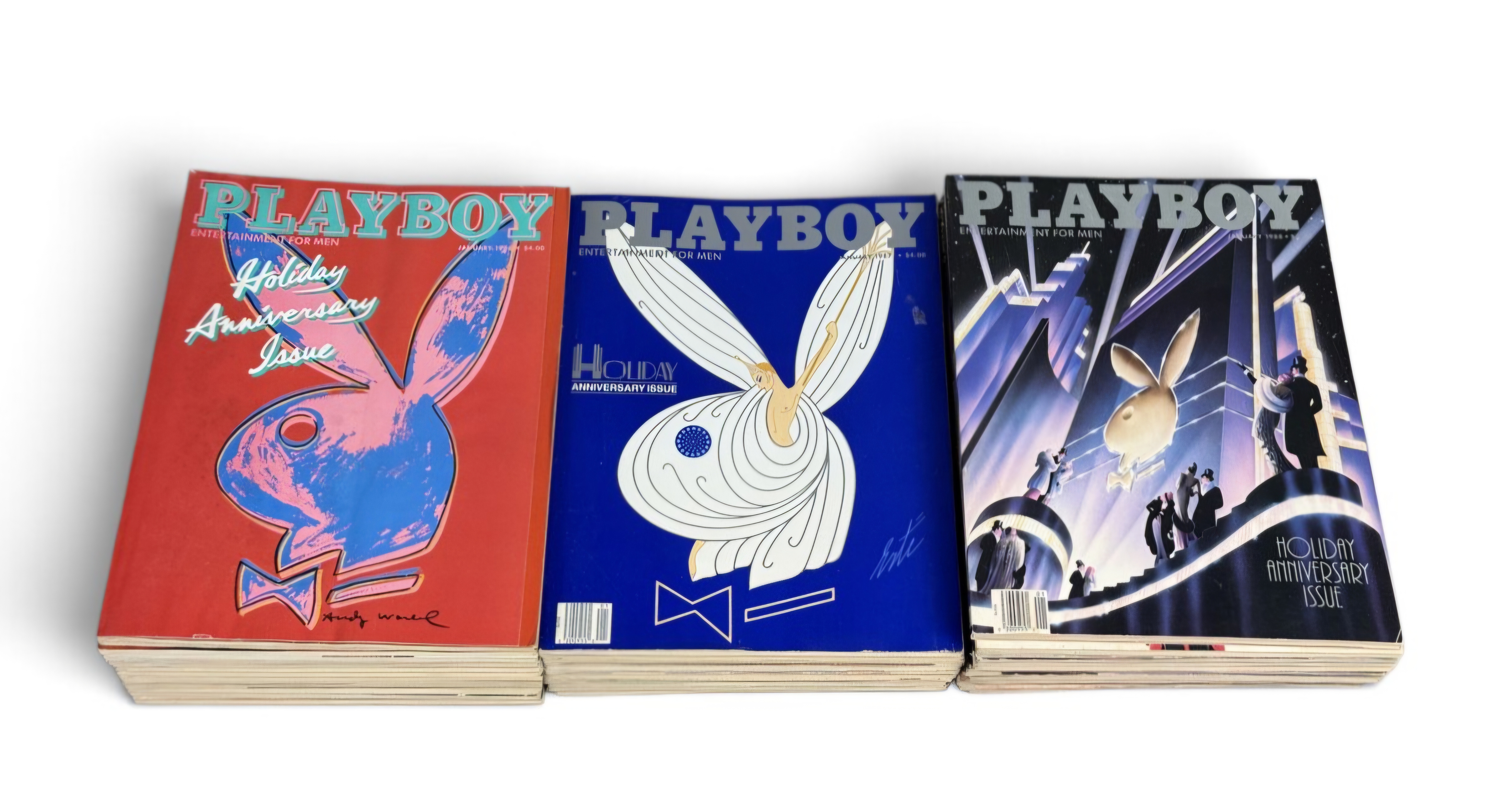 Assortment of 1980s Playboy Magazines