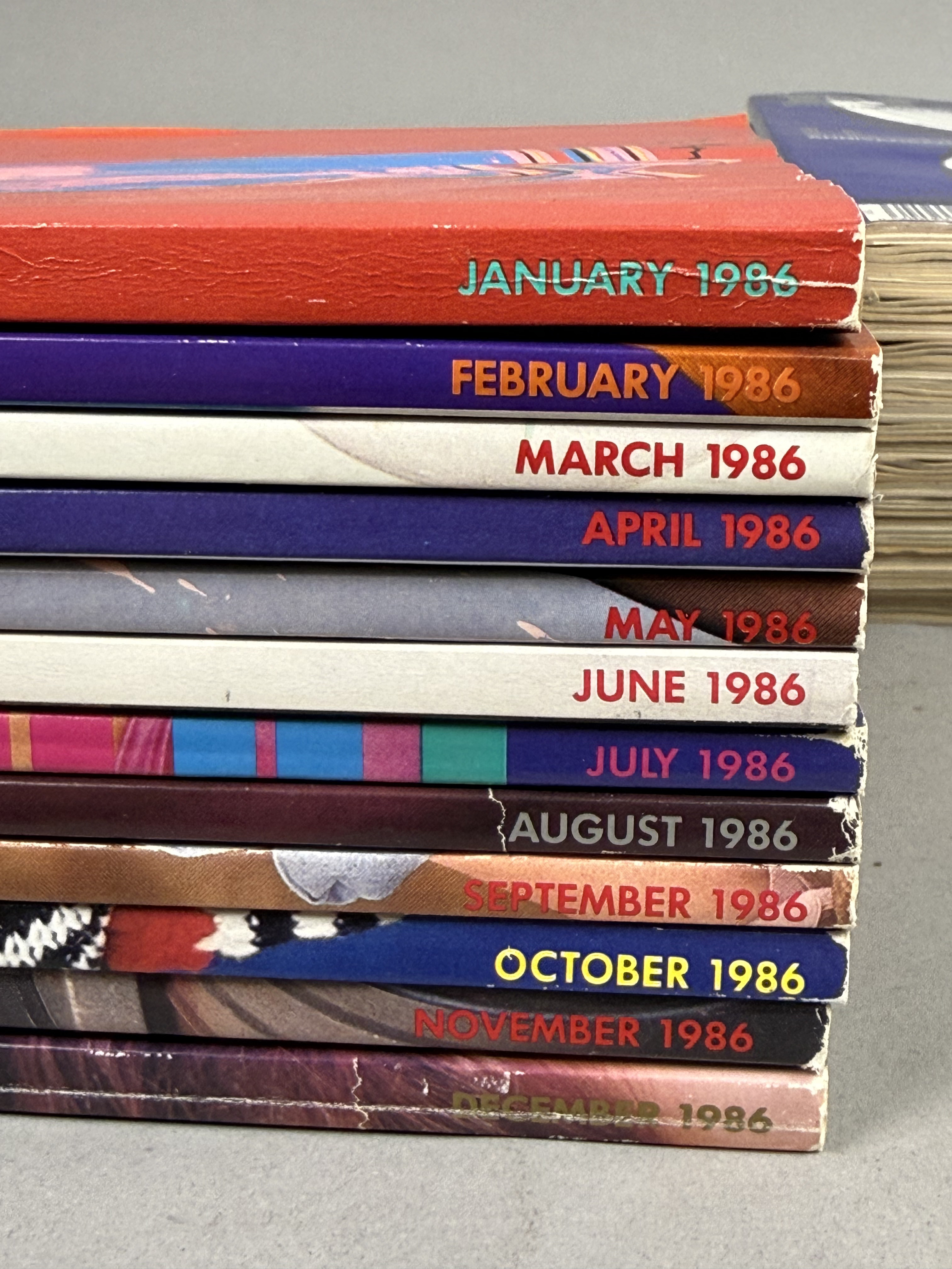 Assortment of 1980s Playboy Magazines