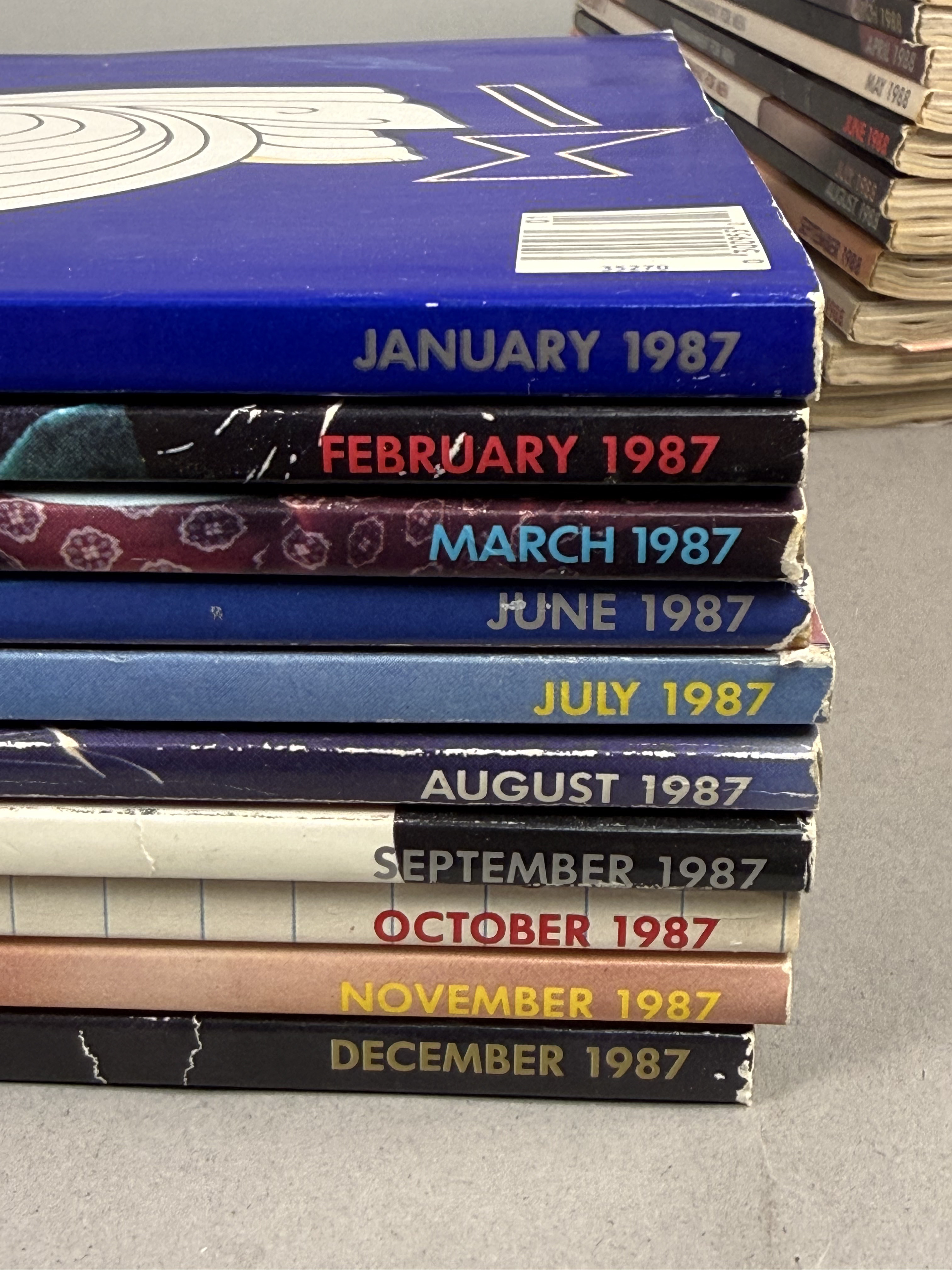 Assortment of 1980s Playboy Magazines