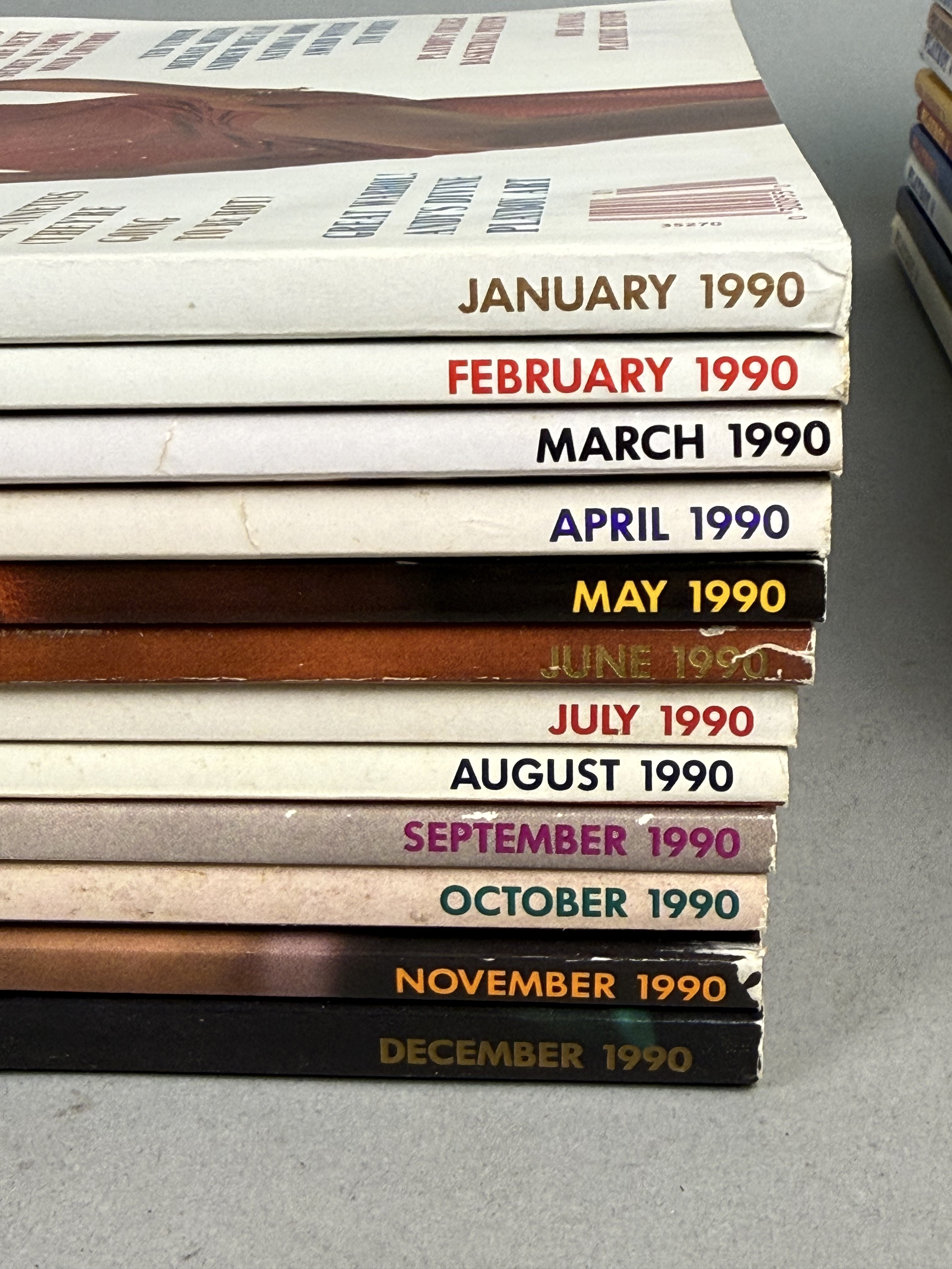 Thirty-Six Playboy Magazines 1988-1991