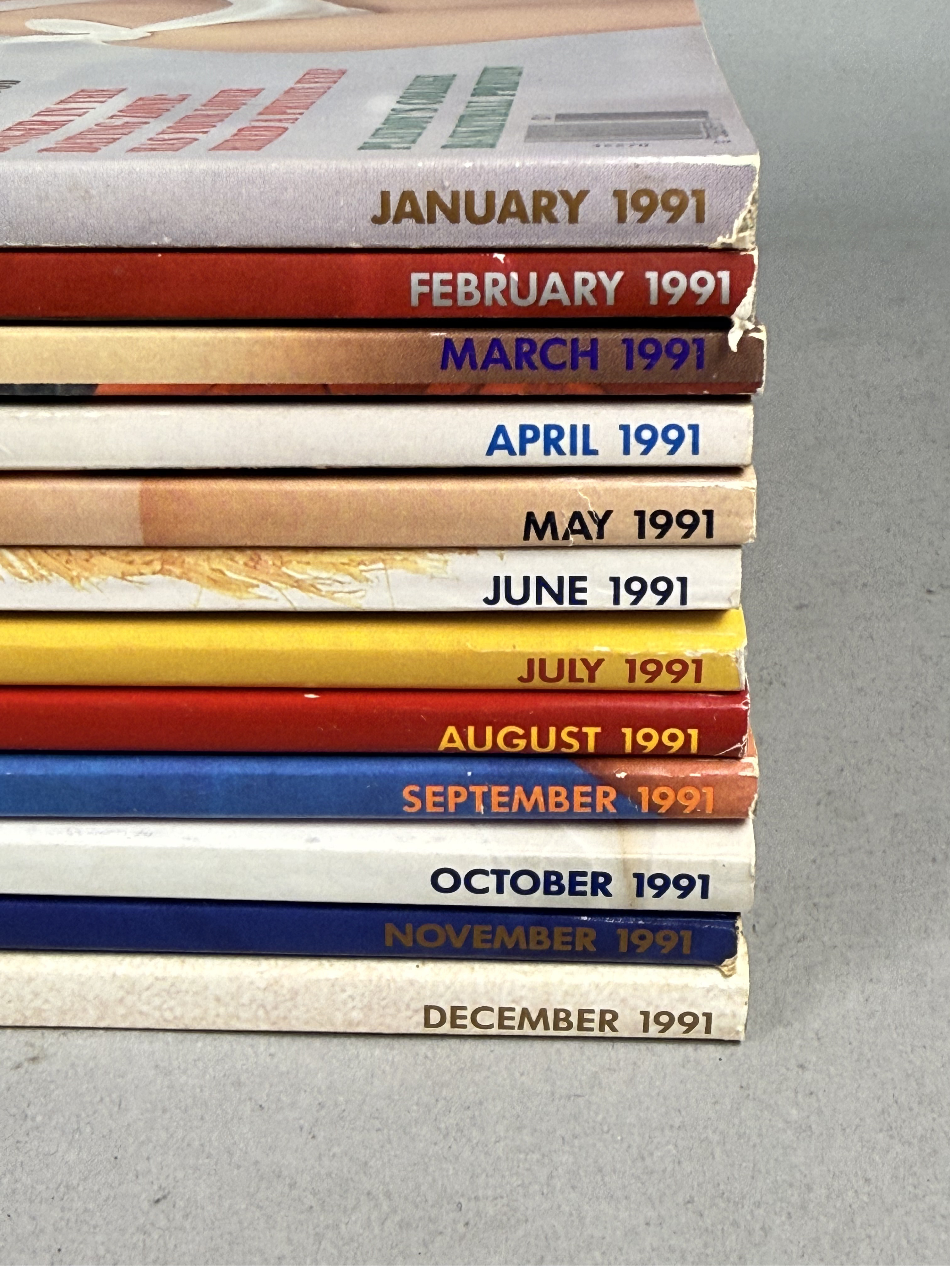 Thirty-Six Playboy Magazines 1988-1991