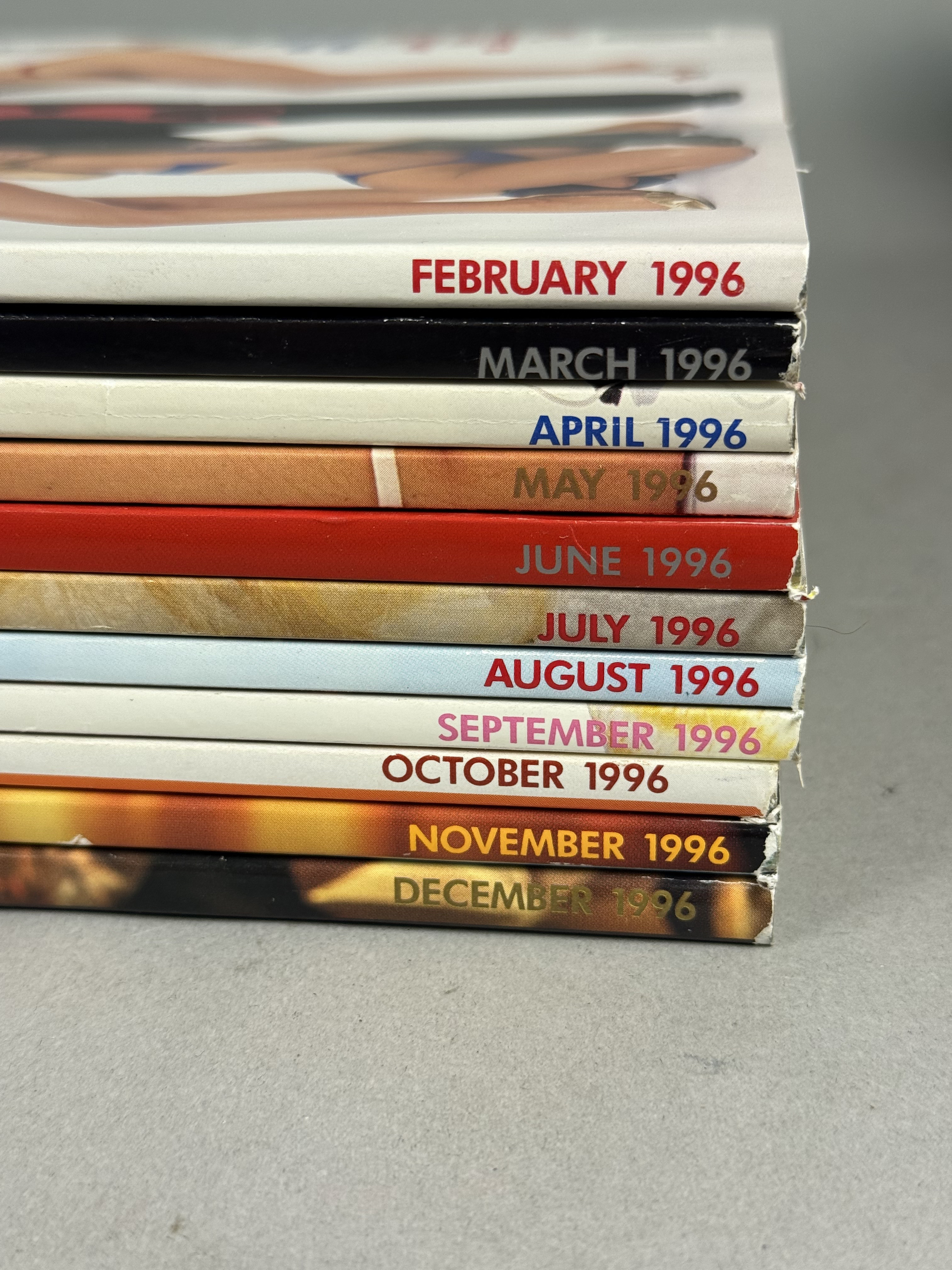 Thirty-Five Playboy Magazines 1995-1997
