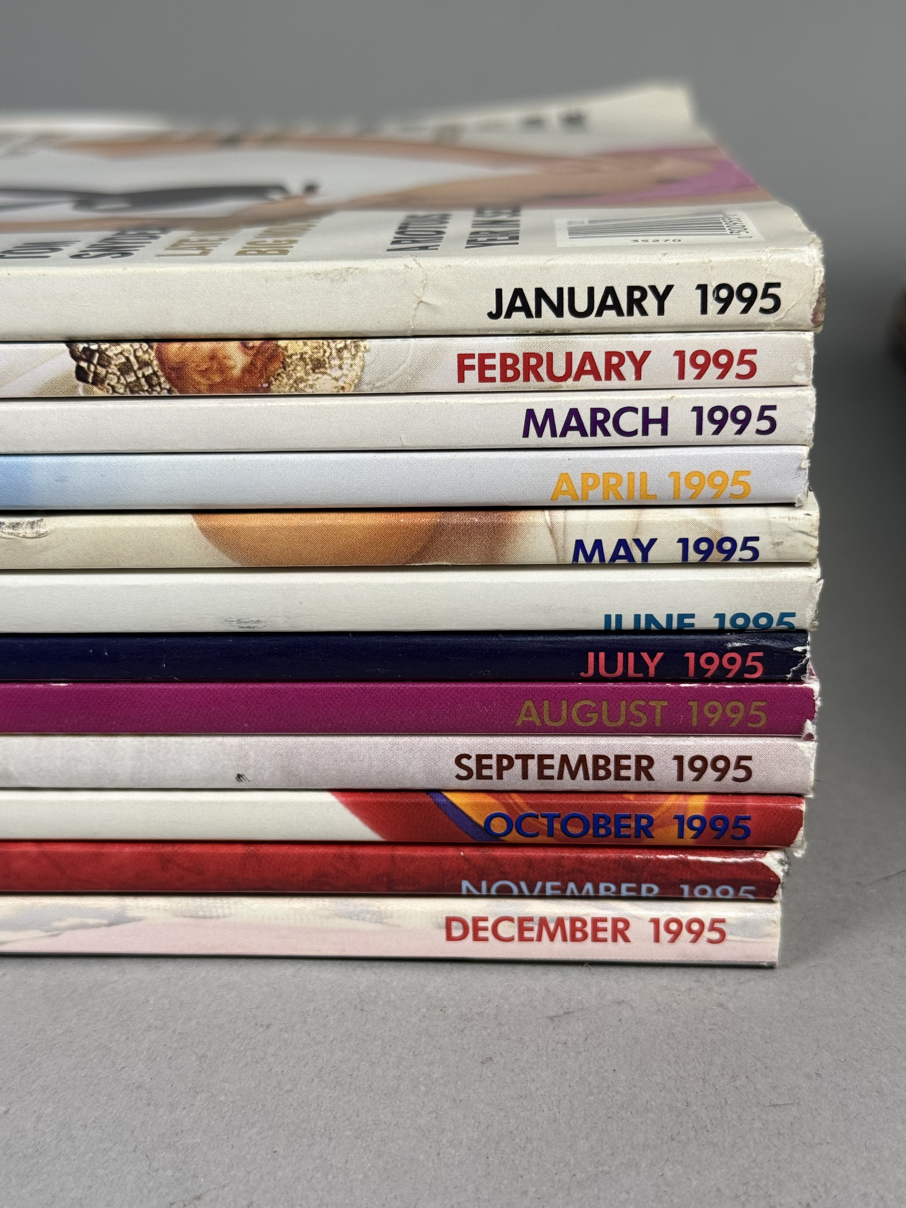 Thirty-Five Playboy Magazines 1995-1997