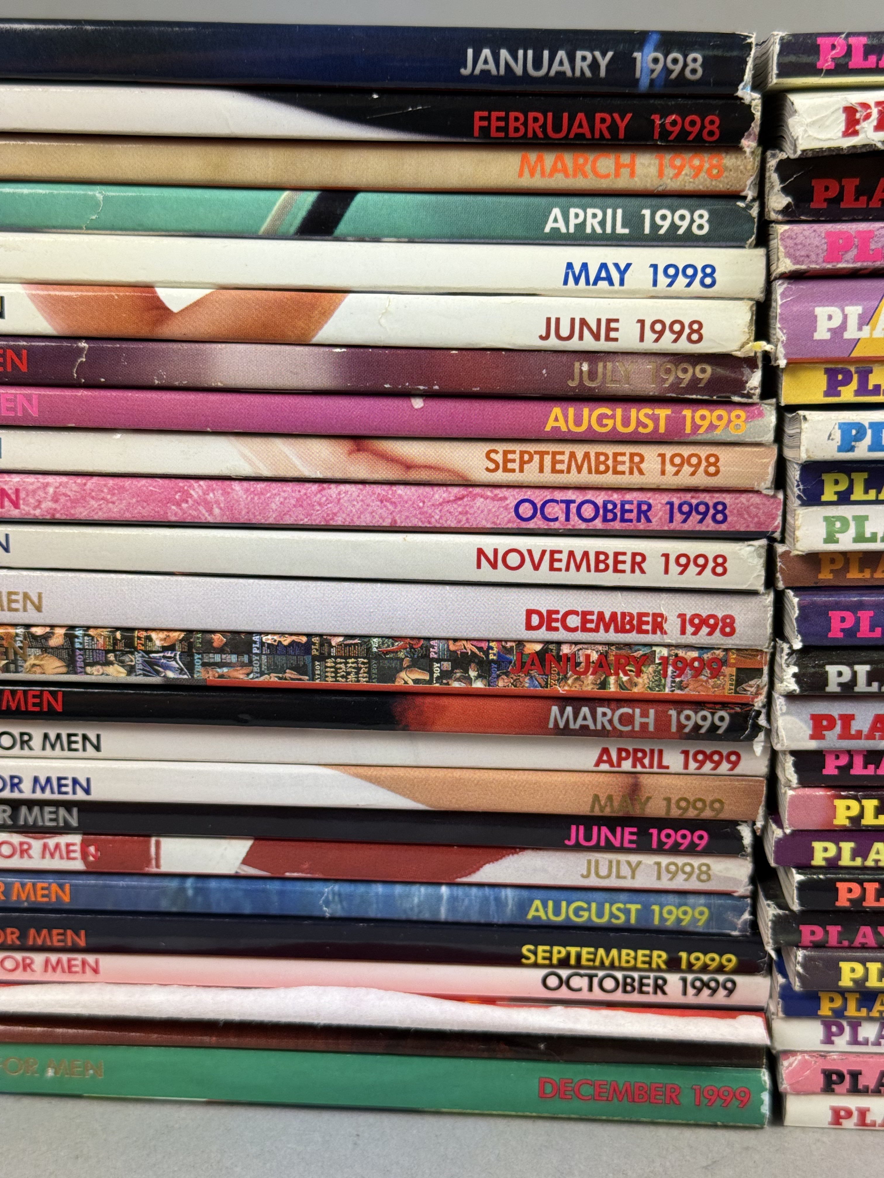 Vintage Playboy Magazines 1998-2001