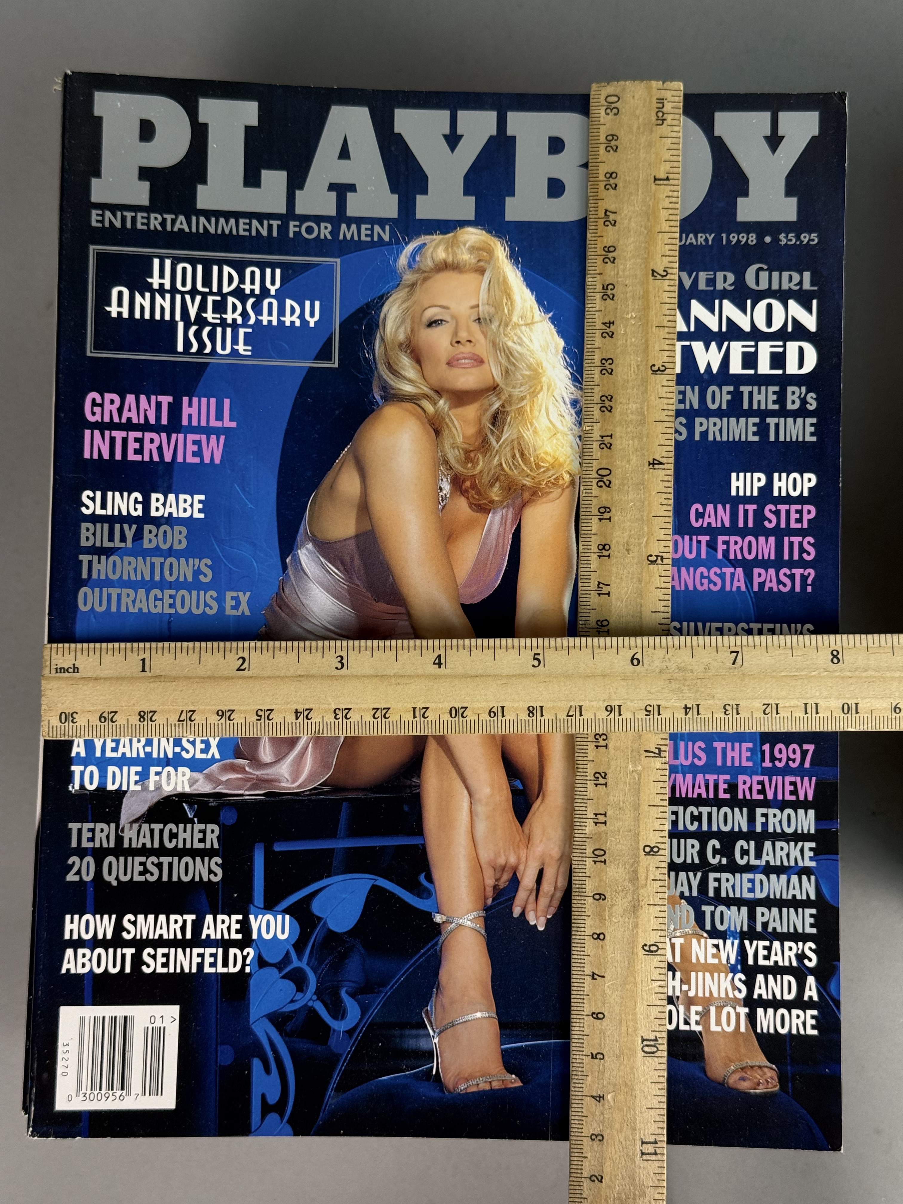 Vintage Playboy Magazines 1998-2001