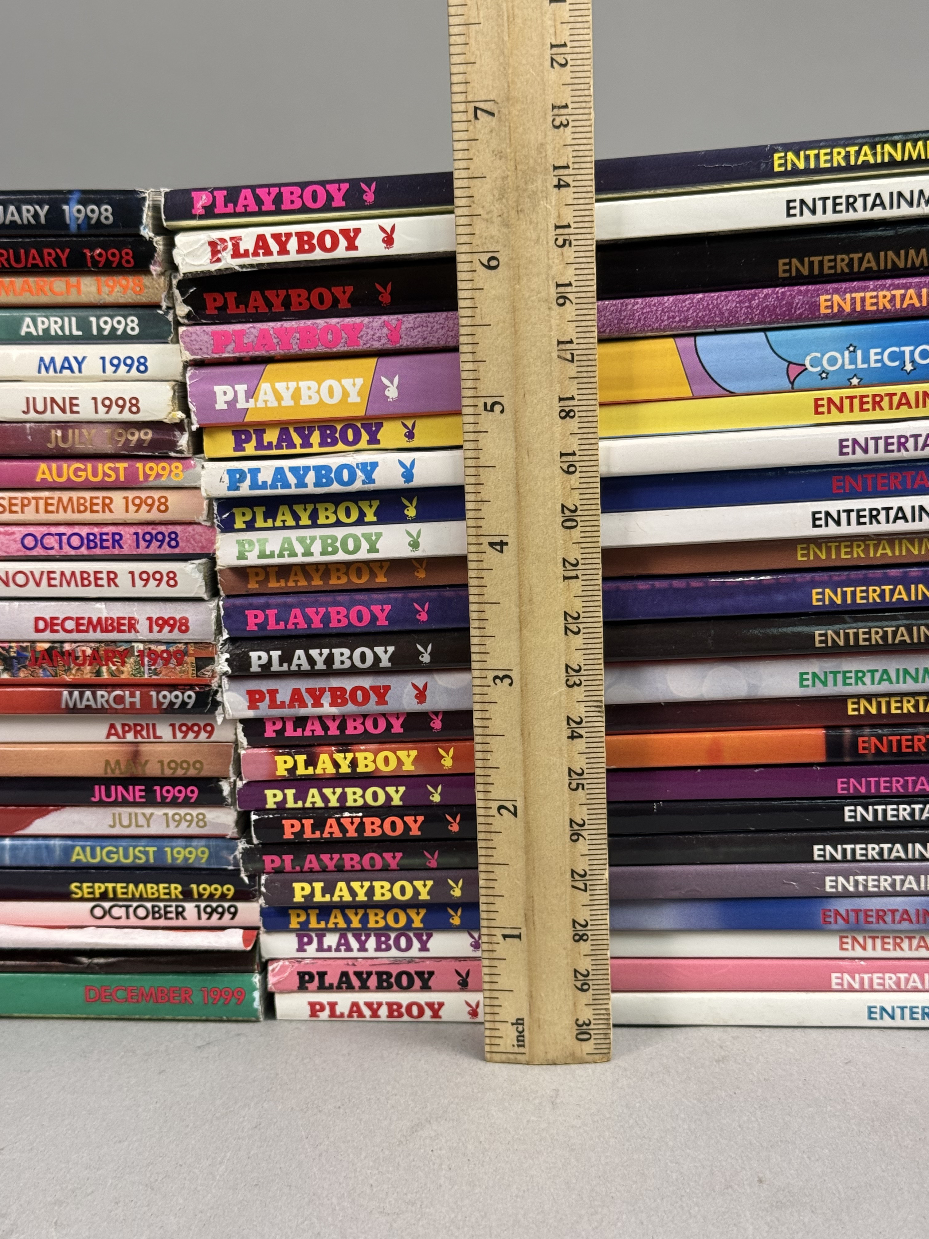 Vintage Playboy Magazines 1998-2001