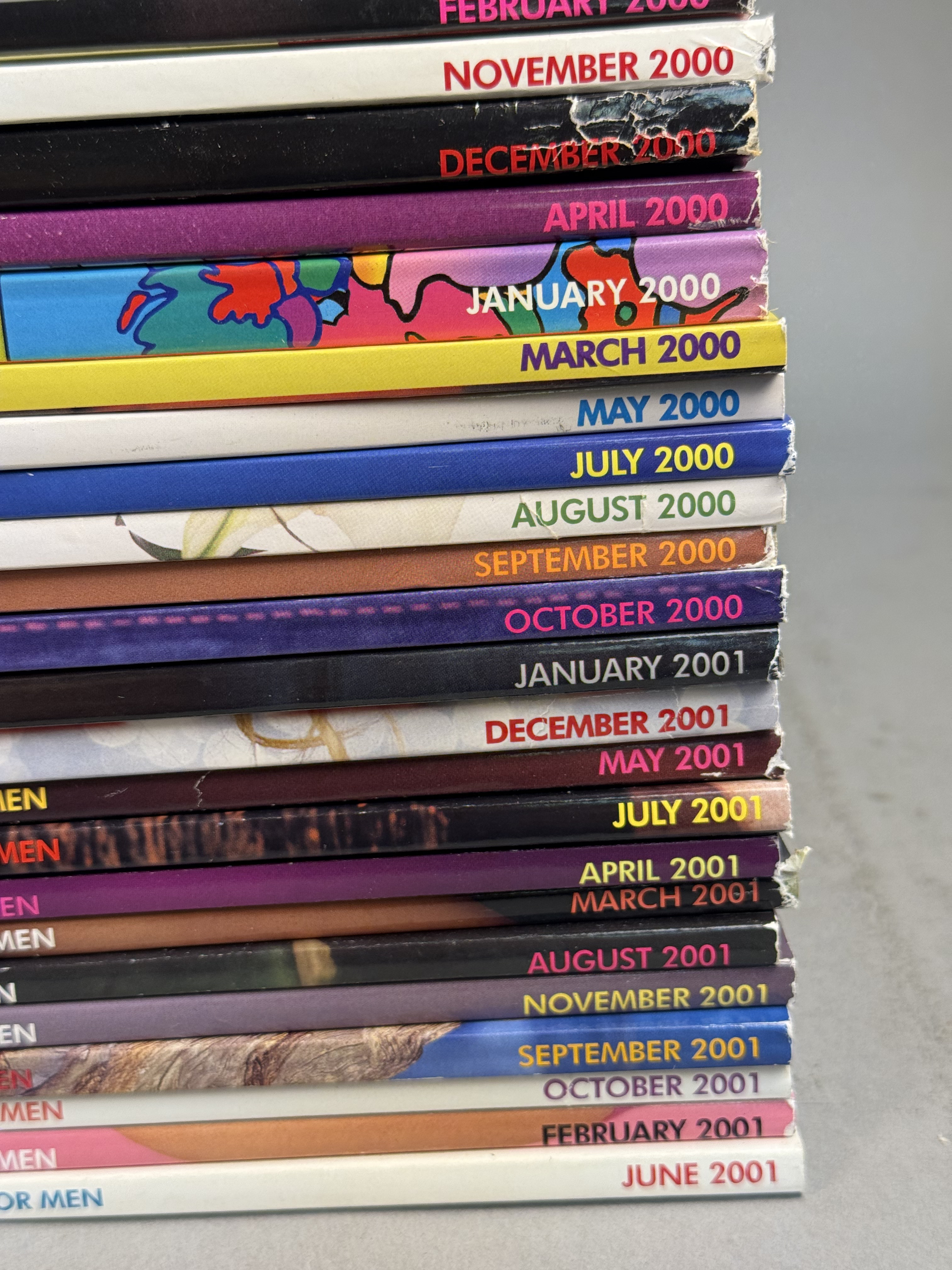 Vintage Playboy Magazines 1998-2001