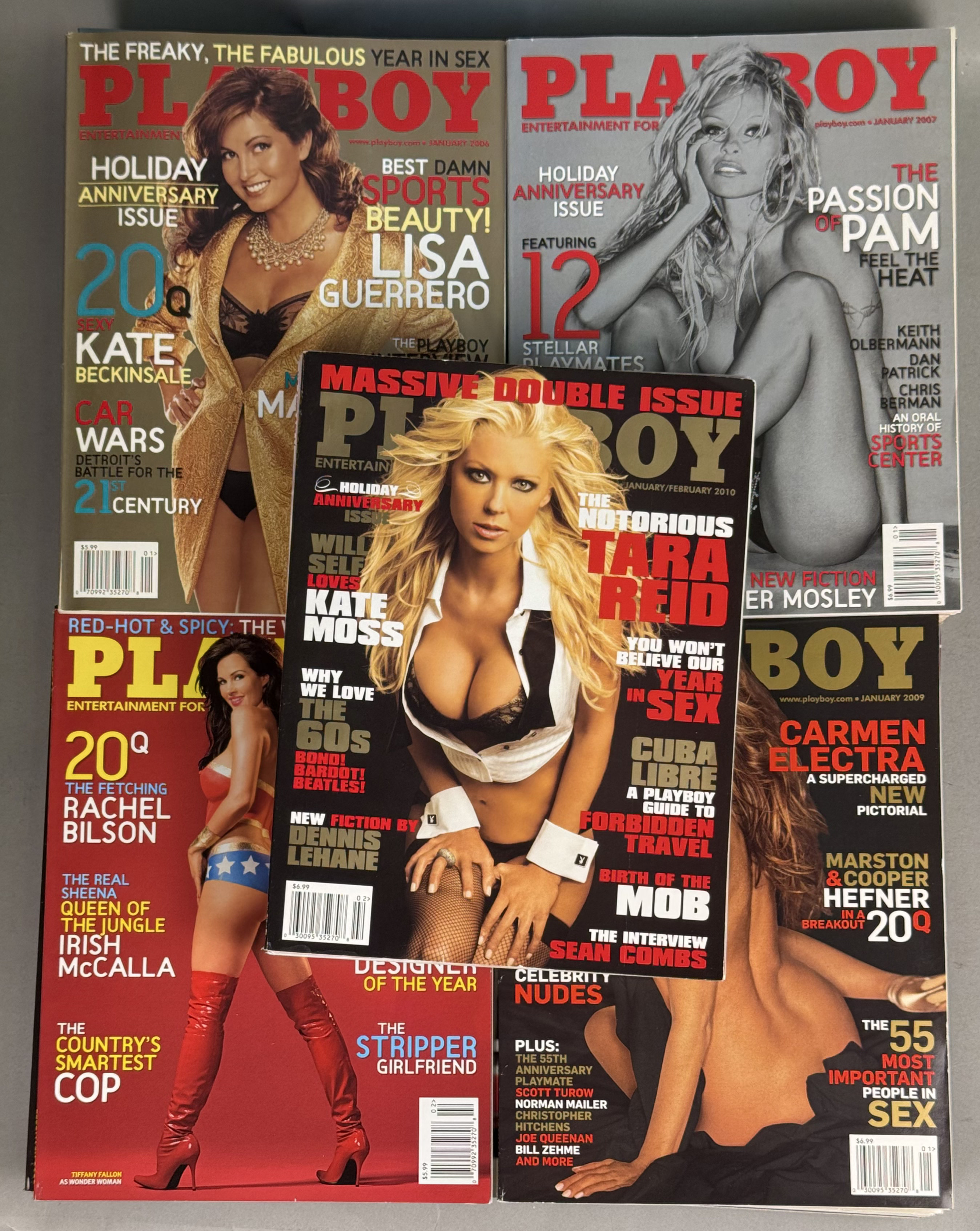 Collection of Playboy Magazines 2006-2010