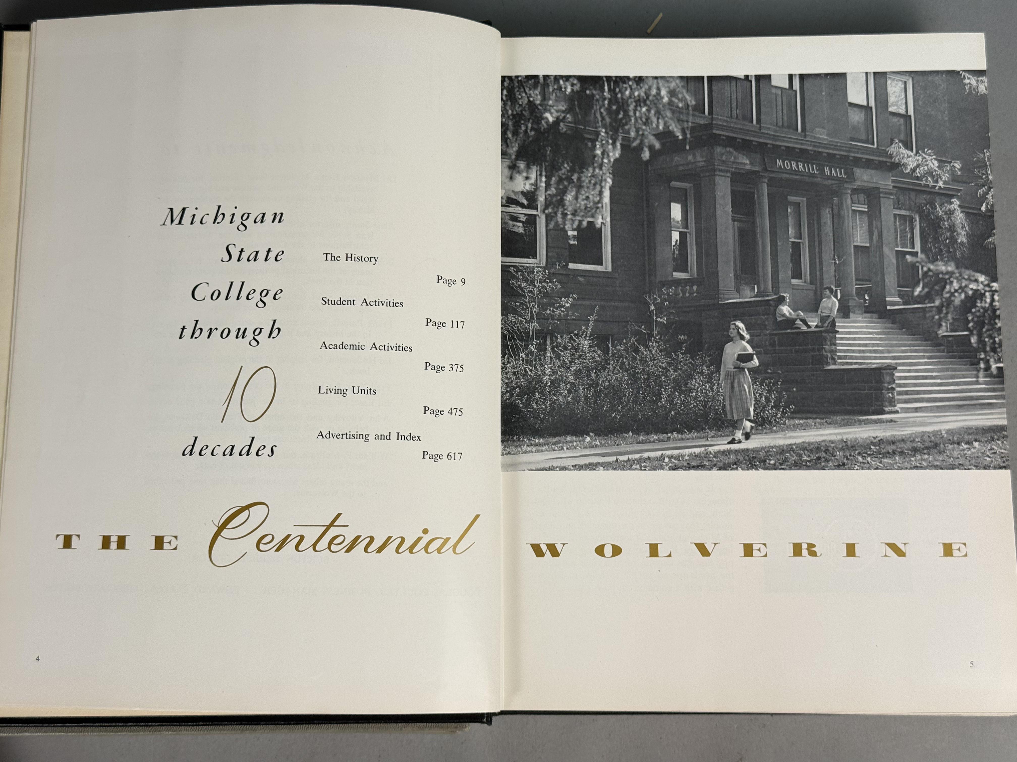 Three Michigan State Wolverine Yearbooks 1954-56